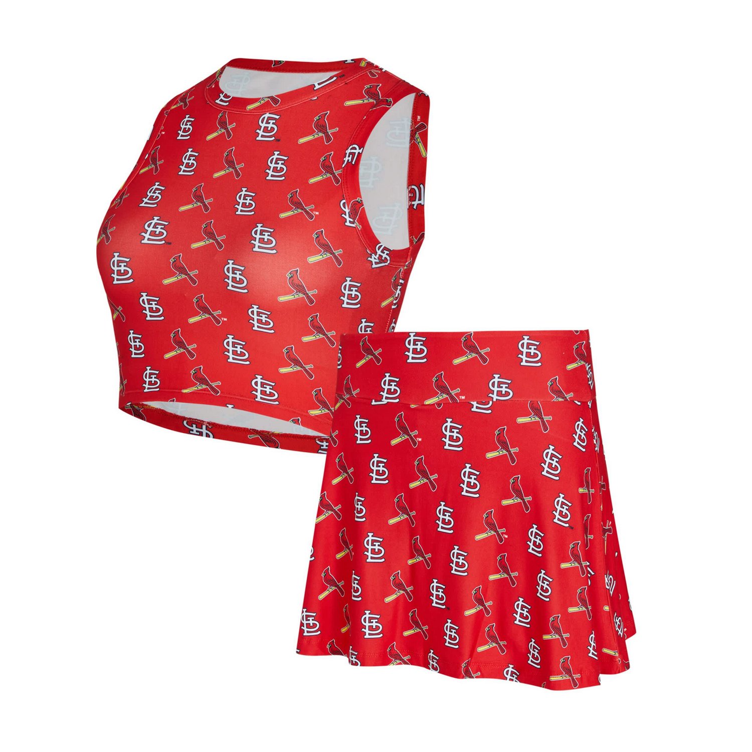 Concepts Sport St Louis Cardinals Knit Tank Top  Skort Set