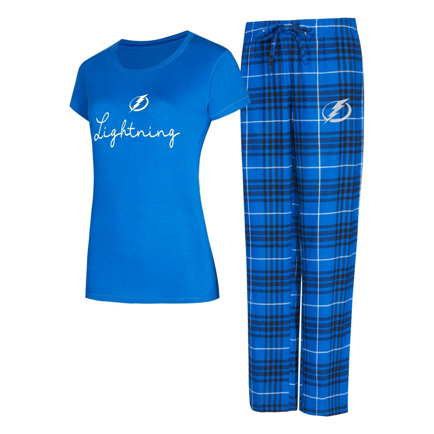 Concepts Sport Tampa Bay Lightning Vector T-Shirt  Pants Sleep Set