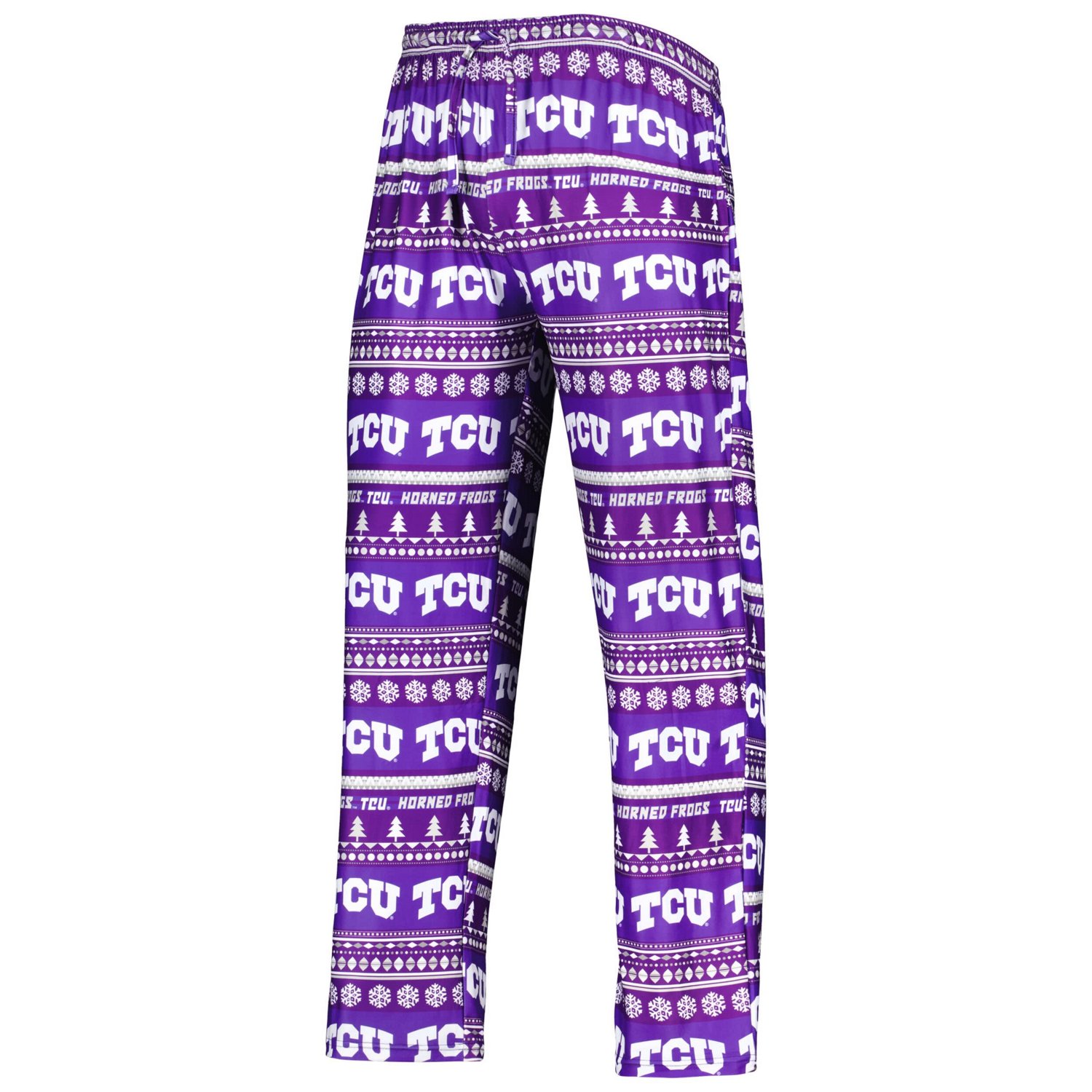 Concepts Sport TCU Horned Frogs Swivel Long Sleeve T-Shirt  Pants Sleep Set - view number 4
