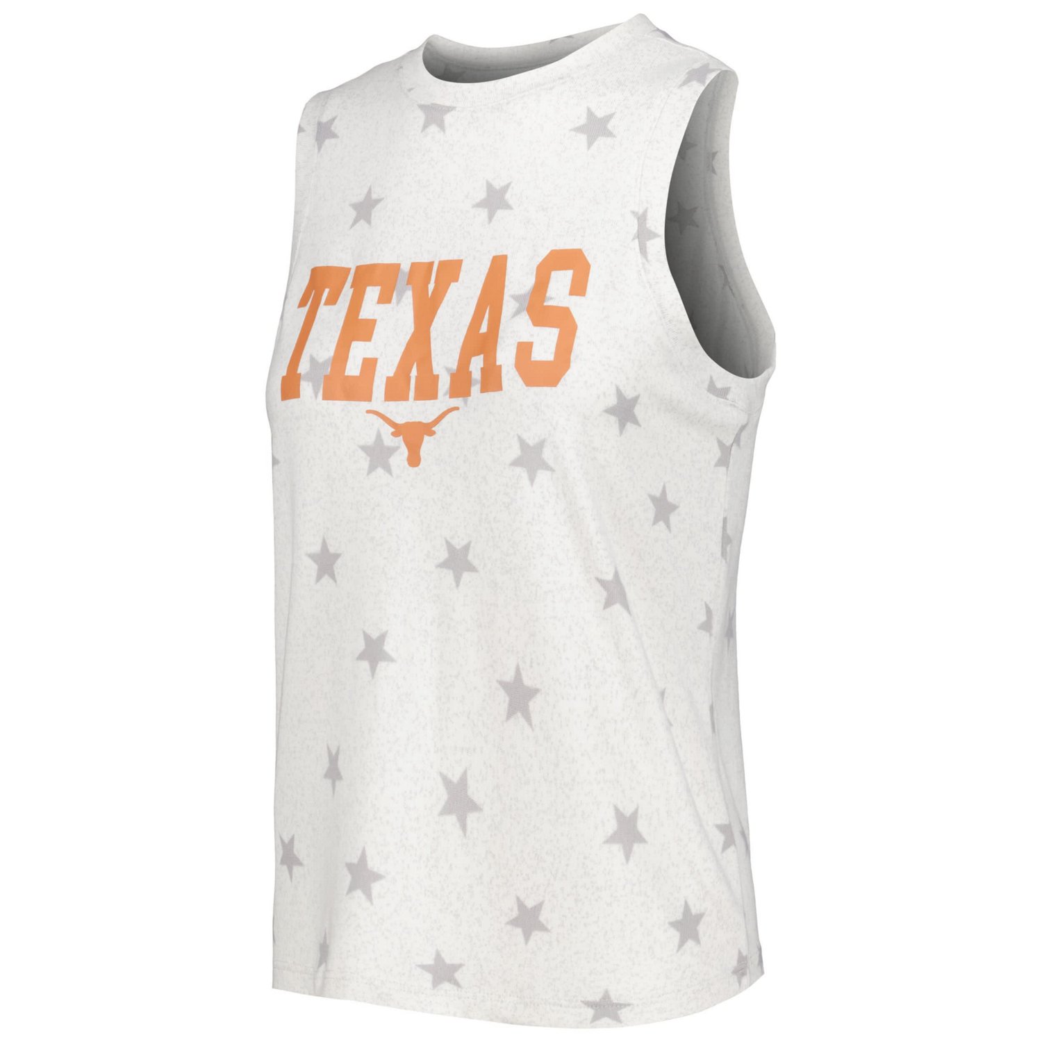 Concepts Sport Texas Longhorns Agenda Stars Tank Top and Shorts Sleep Set                                                        - view number 2