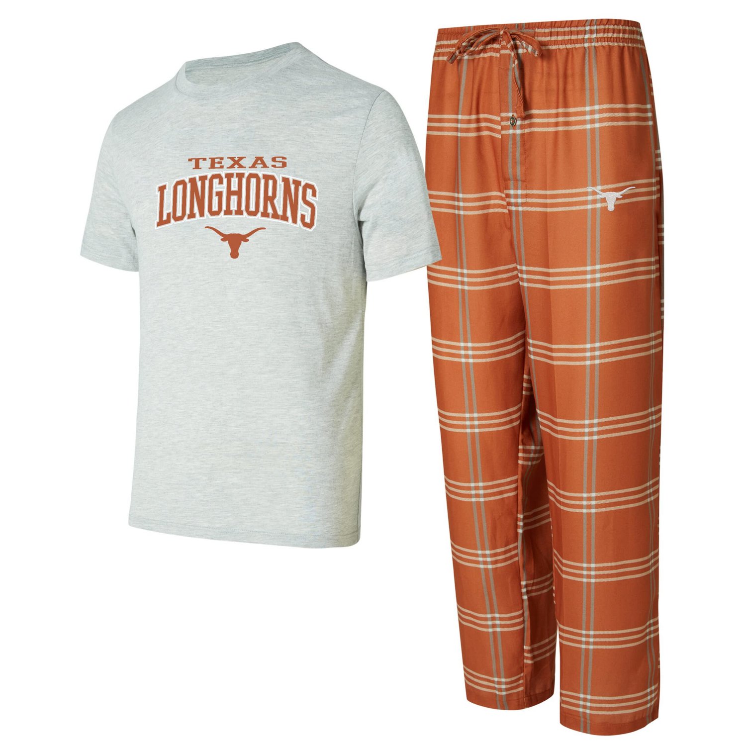 Concepts Sport Texas Longhorns Top  Pants Sleep Set
