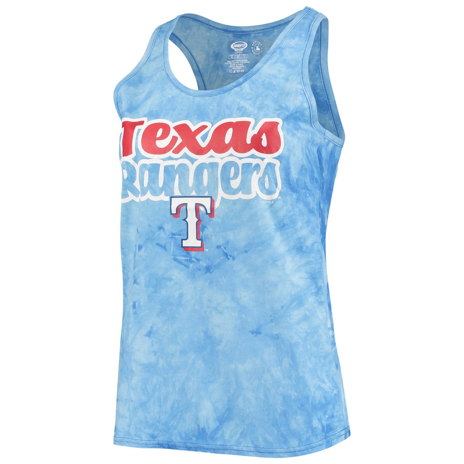Concepts Sport Texas Rangers Billboard Racerback Tank Top  Shorts Set - view number 2