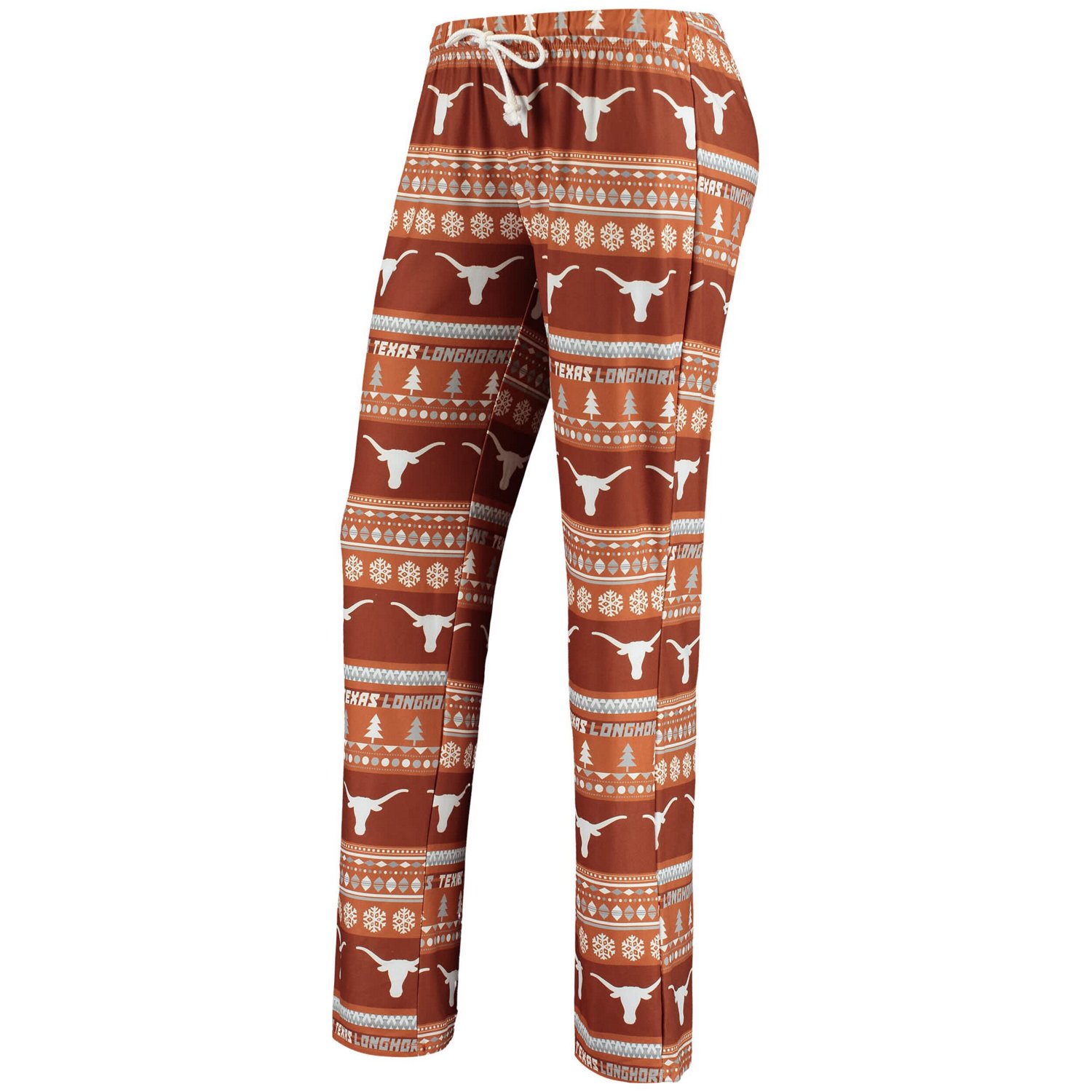 Concepts Sport Texas Texas Longhorns Holiday Long Sleeve T-Shirt  Pants Sleep Set                                                - view number 4