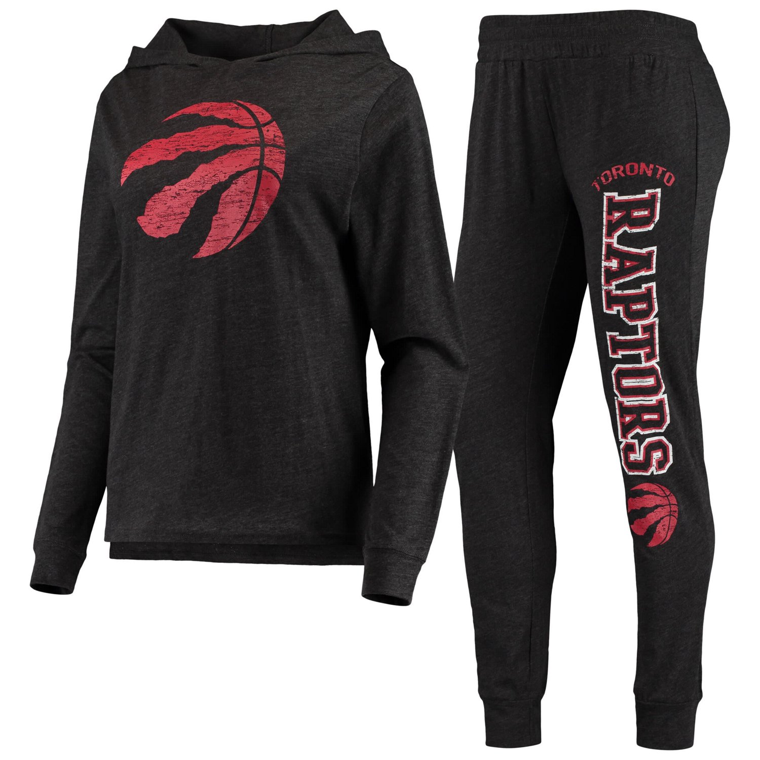 Concepts Sport Toronto Raptors Hoodie  Pants Sleep Set