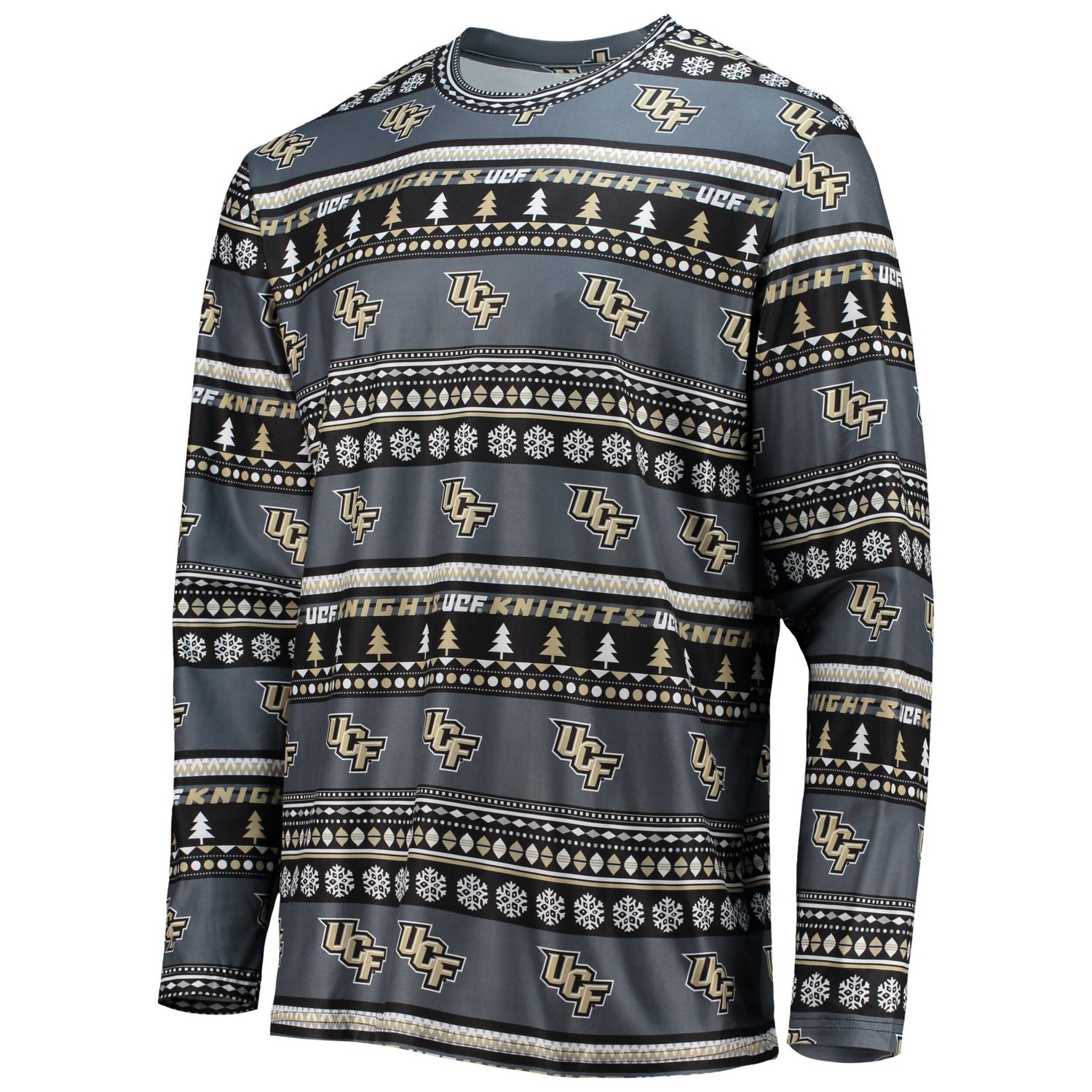 Concepts Sport UCF Knights Ugly Sweater Long Sleeve T-Shirt and Pants Sleep Set - view number 2