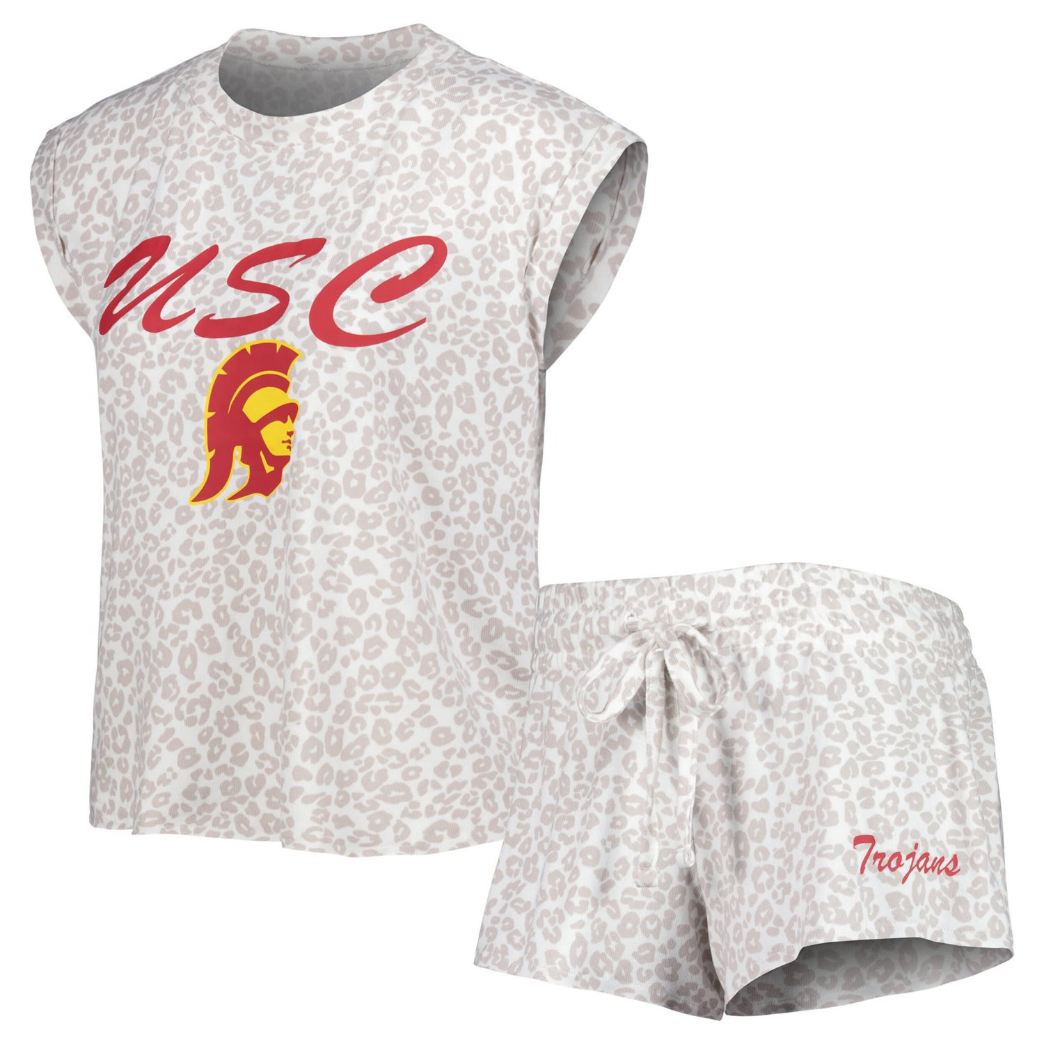 Concepts Sport USC Trojans Montana T-Shirt  Shorts Sleep Set - view number 1