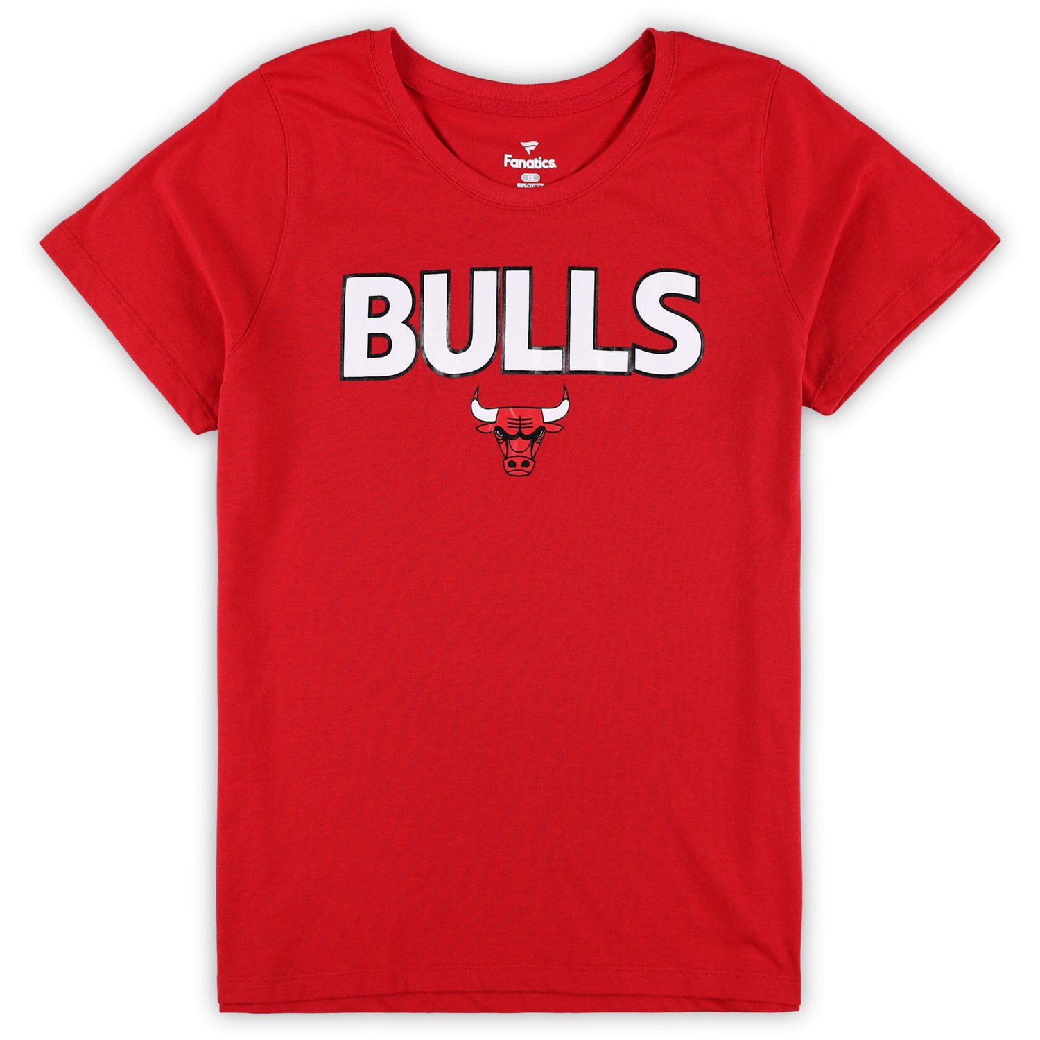 Fanatics /Heather Gray Chicago Bulls Plus Size T-Shirt  Shorts Combo Set                                                         - view number 2