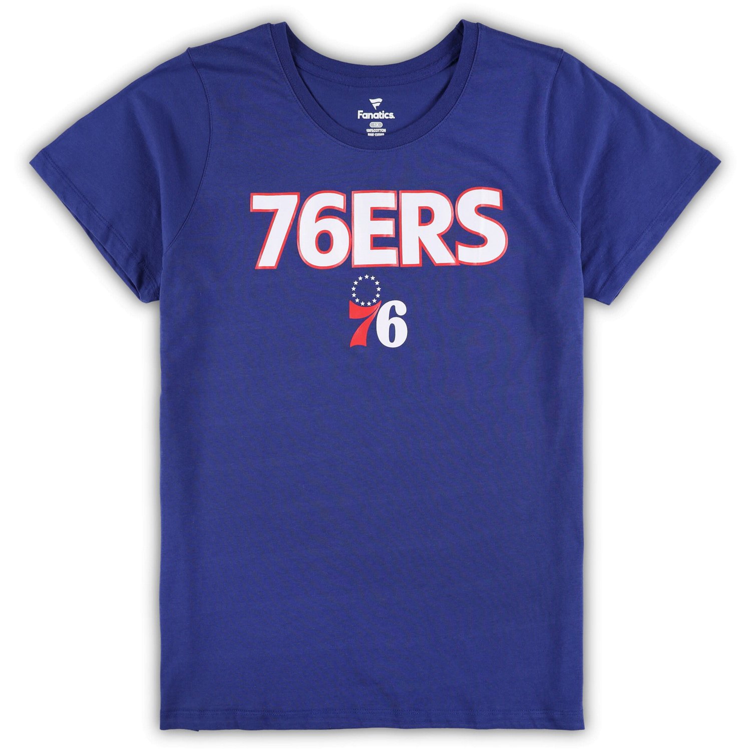 Fanatics /Heather Gray Philadelphia 76ers Plus Size T-Shirt  Shorts Combo Set                                                    - view number 2