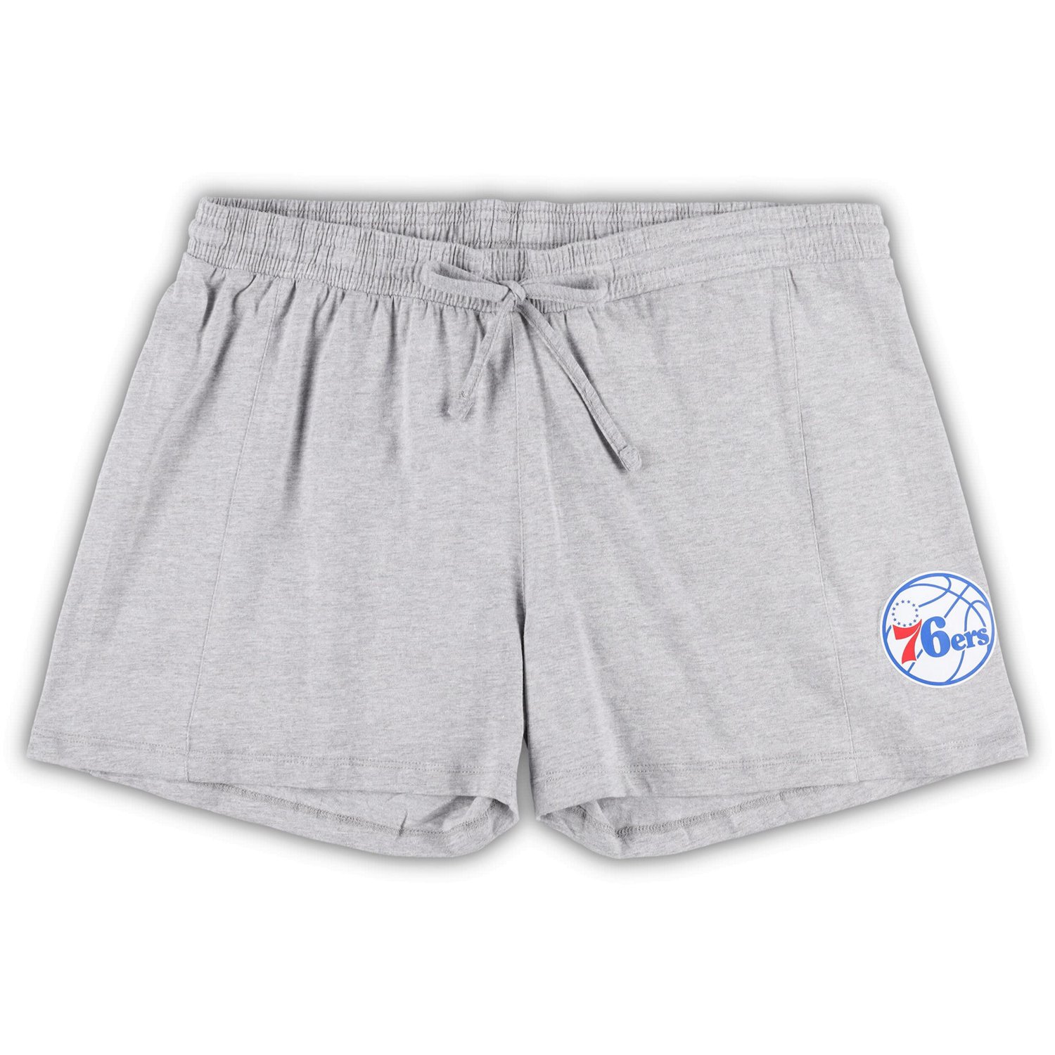 Fanatics /Heather Gray Philadelphia 76ers Plus Size T-Shirt  Shorts Combo Set                                                    - view number 3