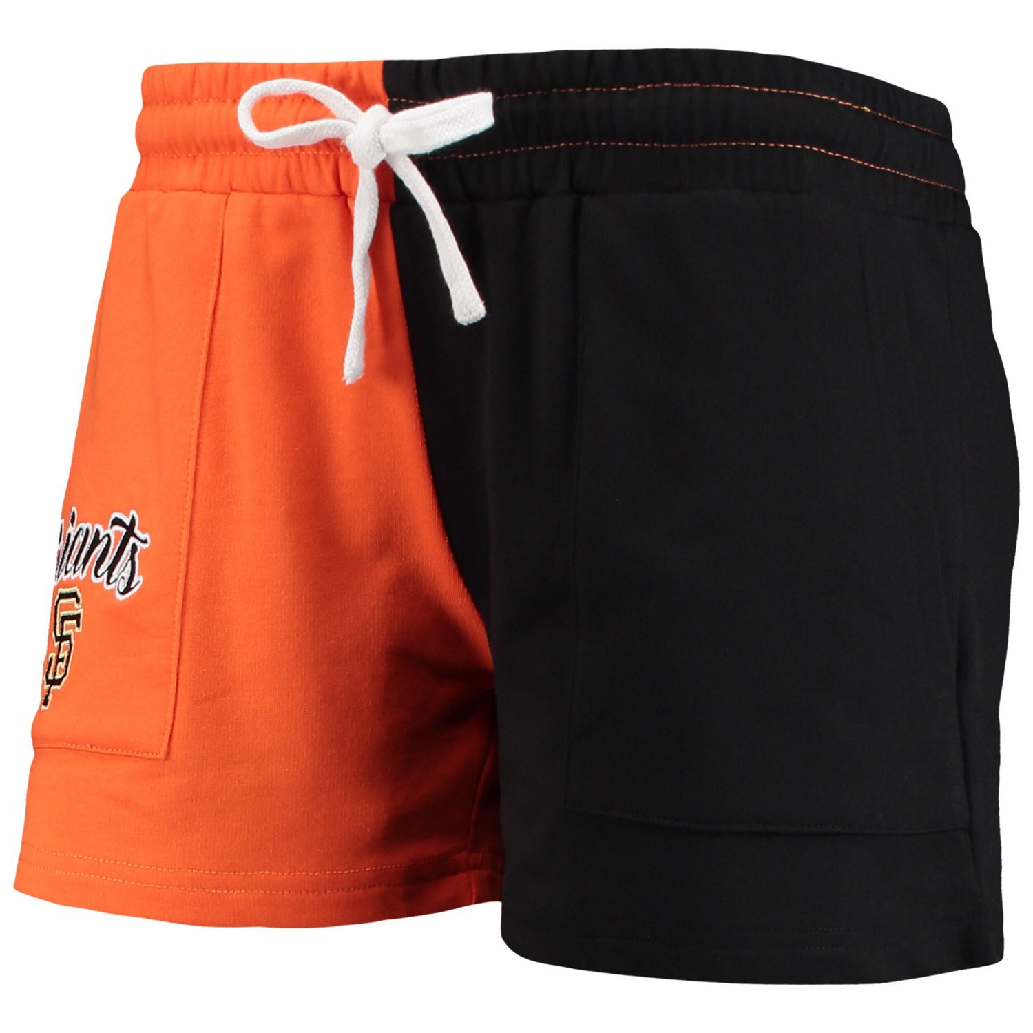 FOCO Black San Francisco Giants Color-Block Pullover Hoodie  Shorts Lounge Set - view number 4