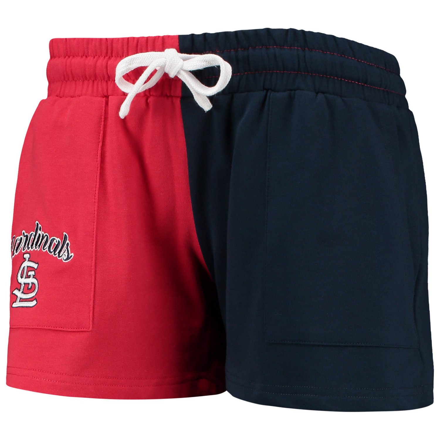 FOCO Navy St Louis Cardinals Color-Block Pullover Hoodie  Shorts Lounge Set - view number 4
