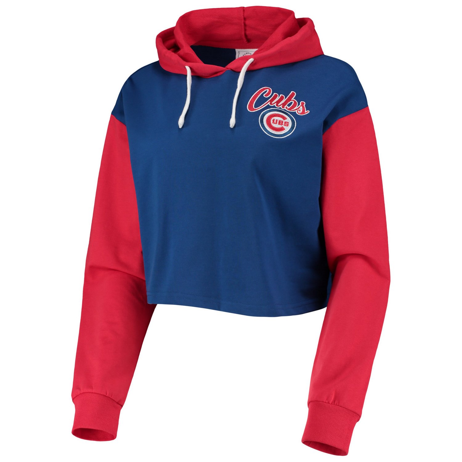 FOCO Red Chicago Cubs Color-Block Pullover Hoodie  Shorts Lounge Set - view number 2