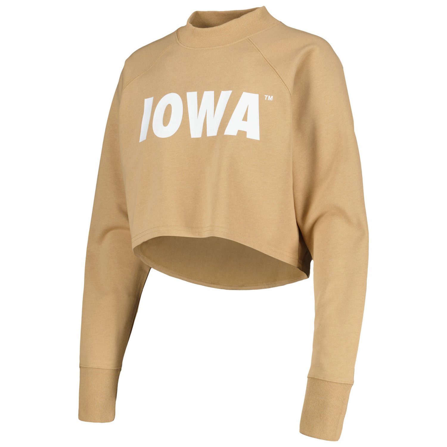 Iowa Hawkeyes Raglan Cropped Sweatshirt  Sweatpants Set - view number 2