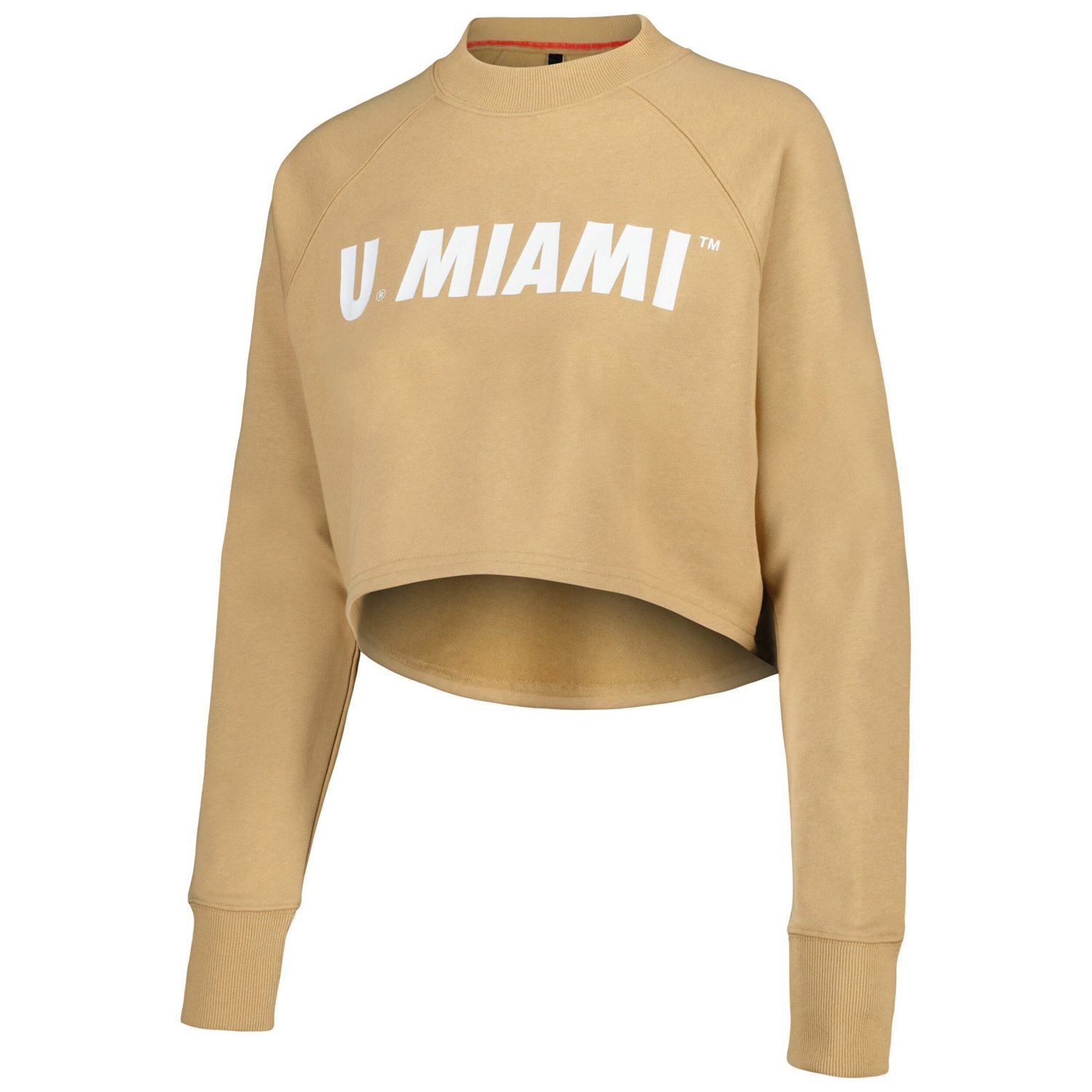 Miami Hurricanes Raglan Cropped Sweatshirt  Sweatpants Set - view number 2