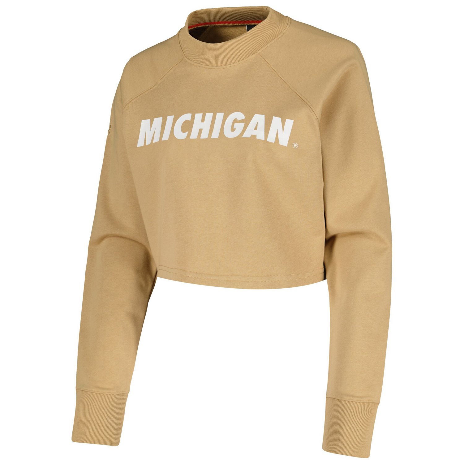 Michigan Wolverines Raglan Cropped Sweatshirt  Sweatpants Set - view number 2