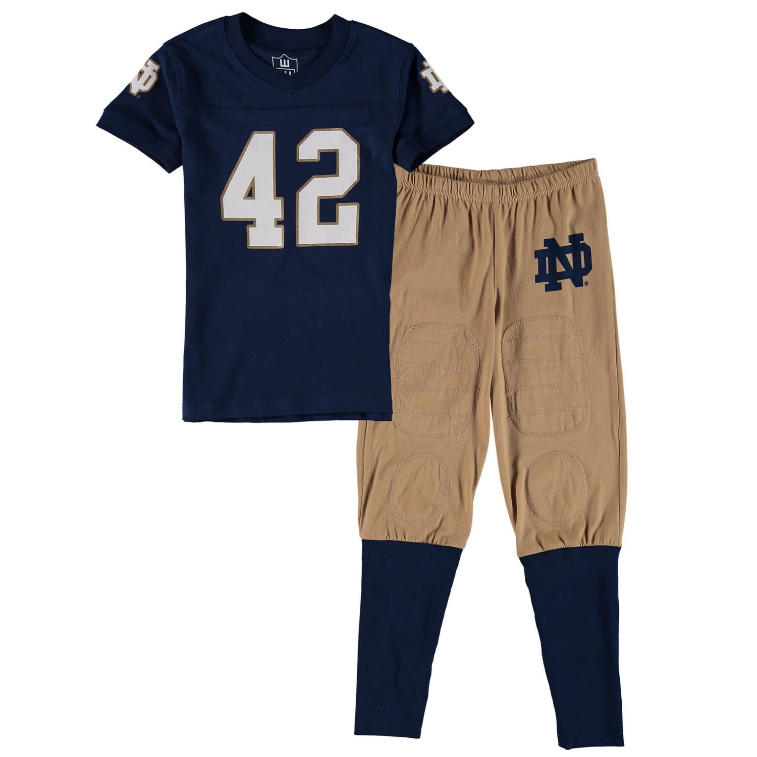 Notre Dame Fighting Irish Preschool Pajama Set - Blue