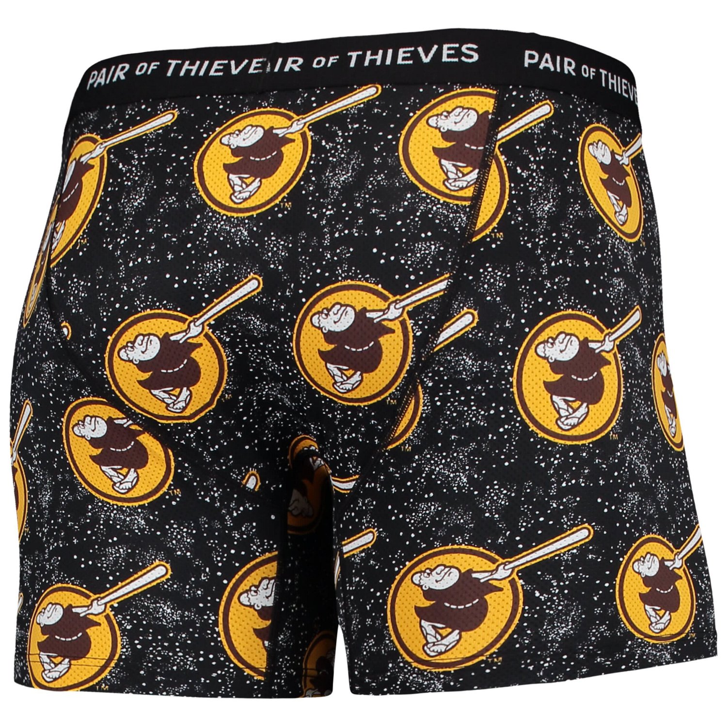 Pair of Thieves San Diego Padres Super Fit 2-Pack Boxer Briefs Set