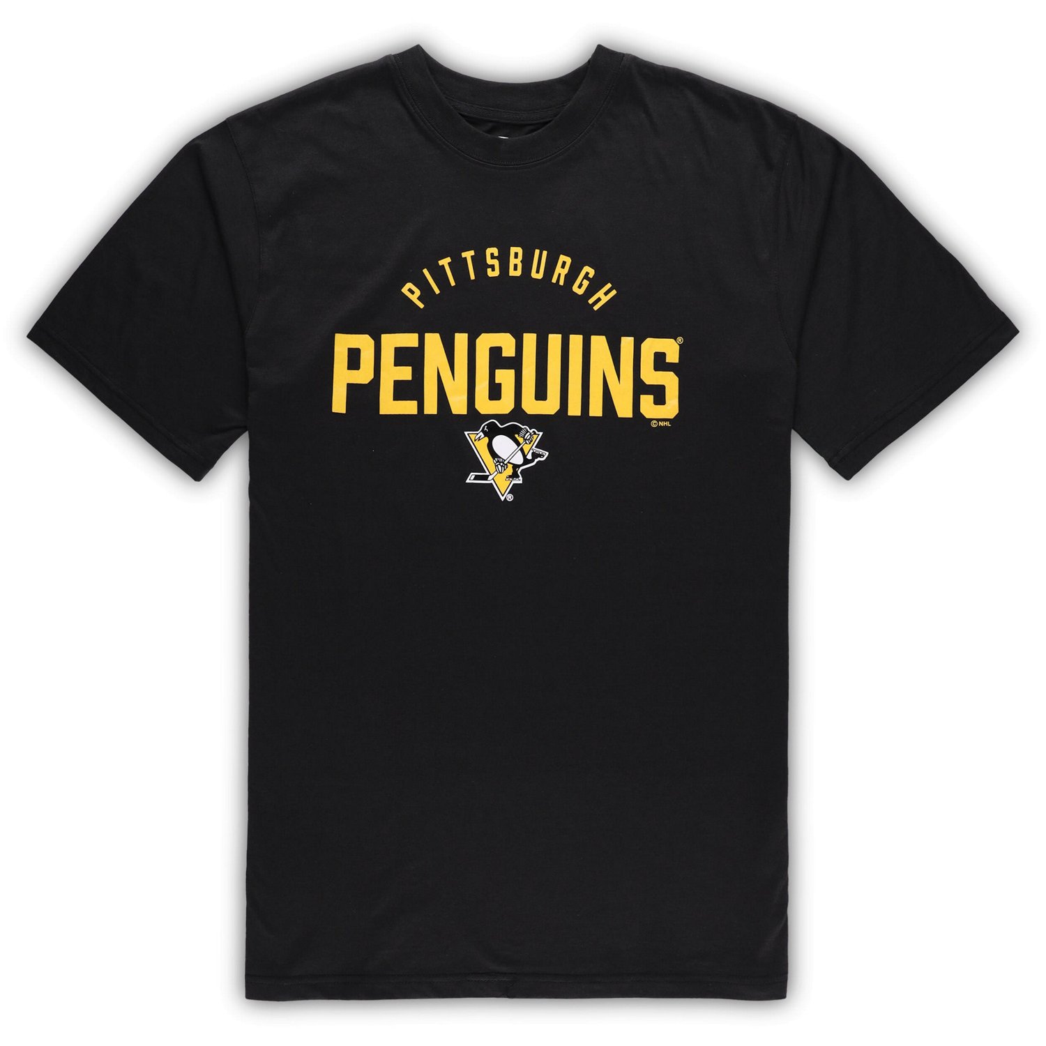 Pittsburgh Penguins Heather Gray Big  Tall T-Shirt  Pants Lounge Set - view number 2