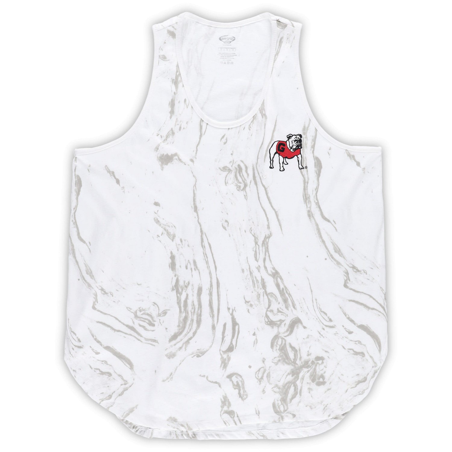 Profile Georgia Bulldogs Plus Size Marble Tank and Shorts Set                                                                    - view number 2