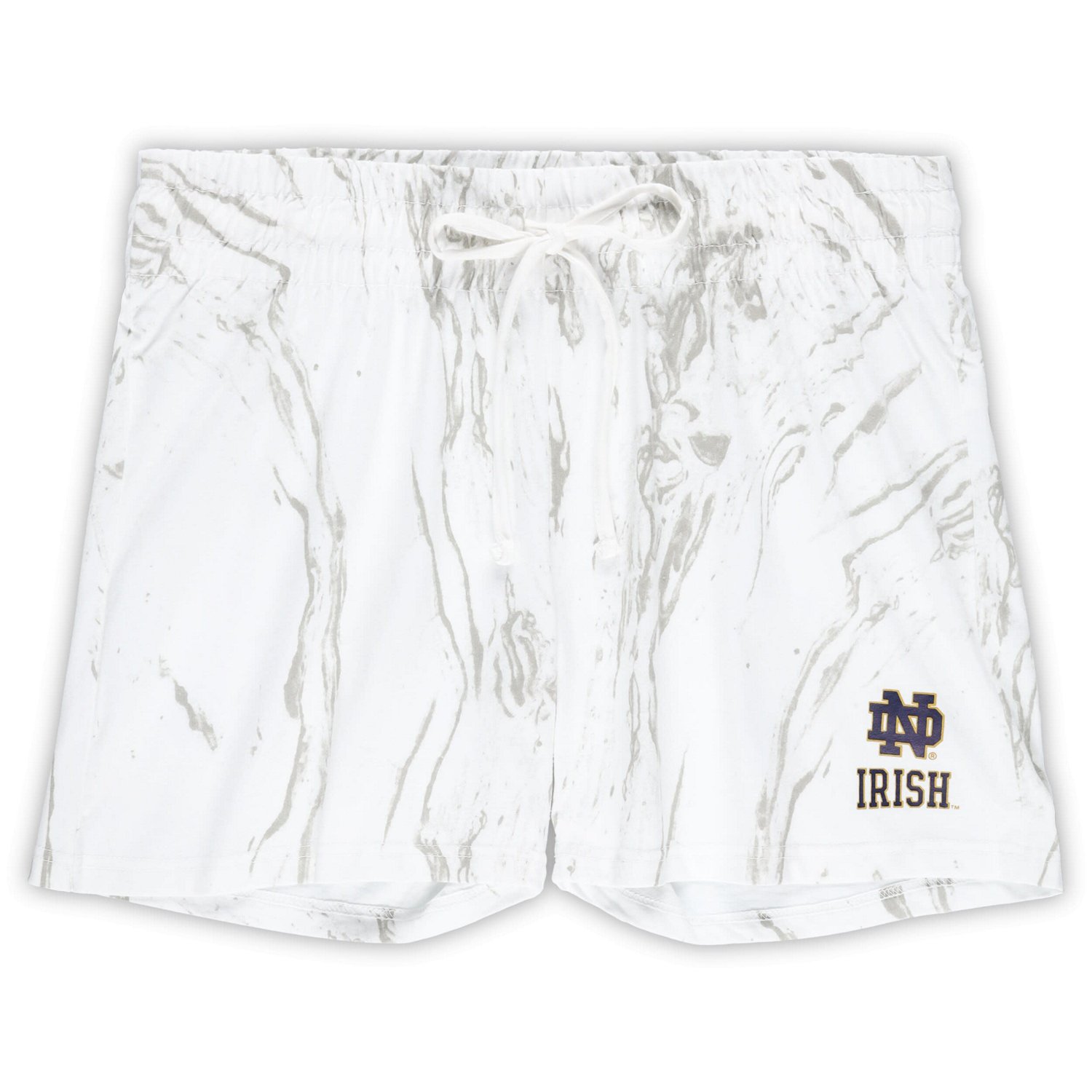 Profile Notre Dame Fighting Irish Plus Size Marble Tank and Shorts Set                                                           - view number 3