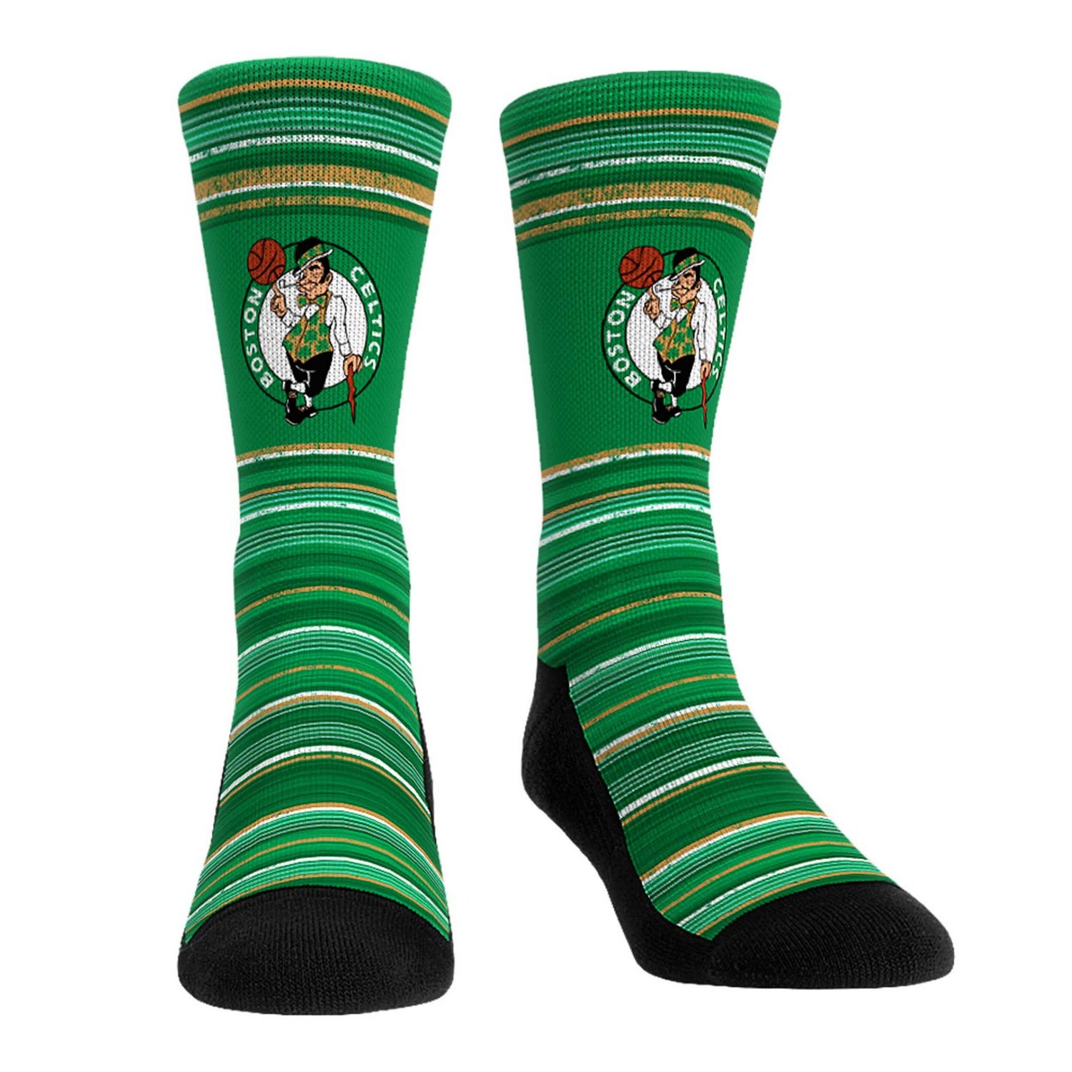 Rock Em Socks Boston Celtics Primary Crew Socks  Boxer Briefs Combo Pack - view number 2
