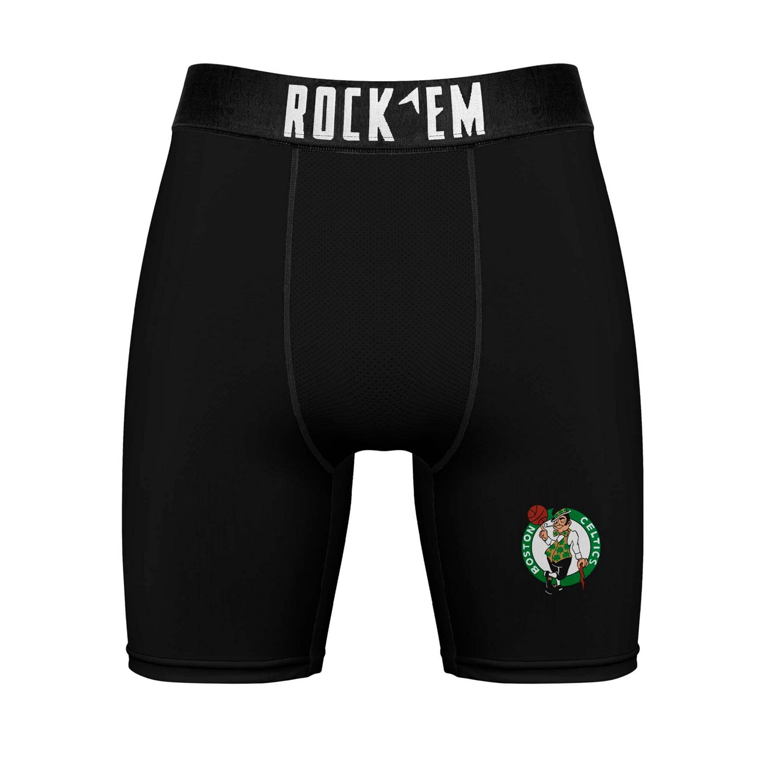 Rock Em Socks Boston Celtics Primary Crew Socks  Boxer Briefs Combo Pack - view number 3