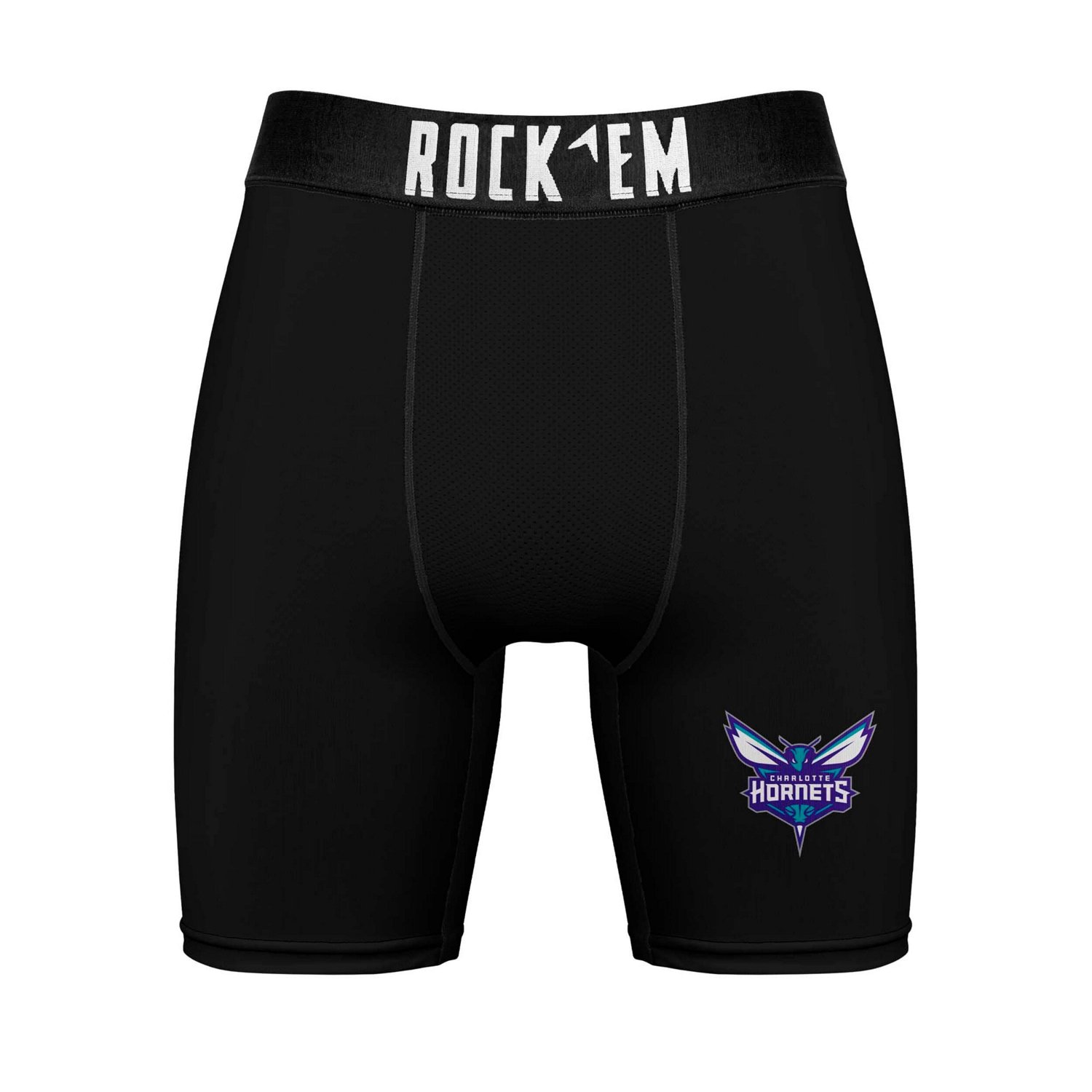 Rock Em Socks Charlotte Hornets Primary Crew Socks  Boxer Briefs Combo Pack - view number 3