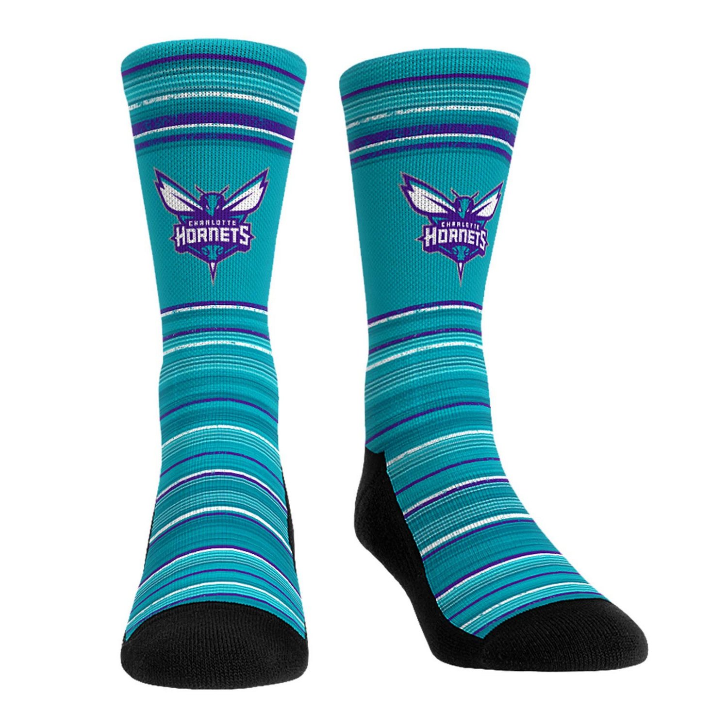 Rock Em Socks Charlotte Hornets Primary Crew Socks  Boxer Briefs Combo Pack - view number 2