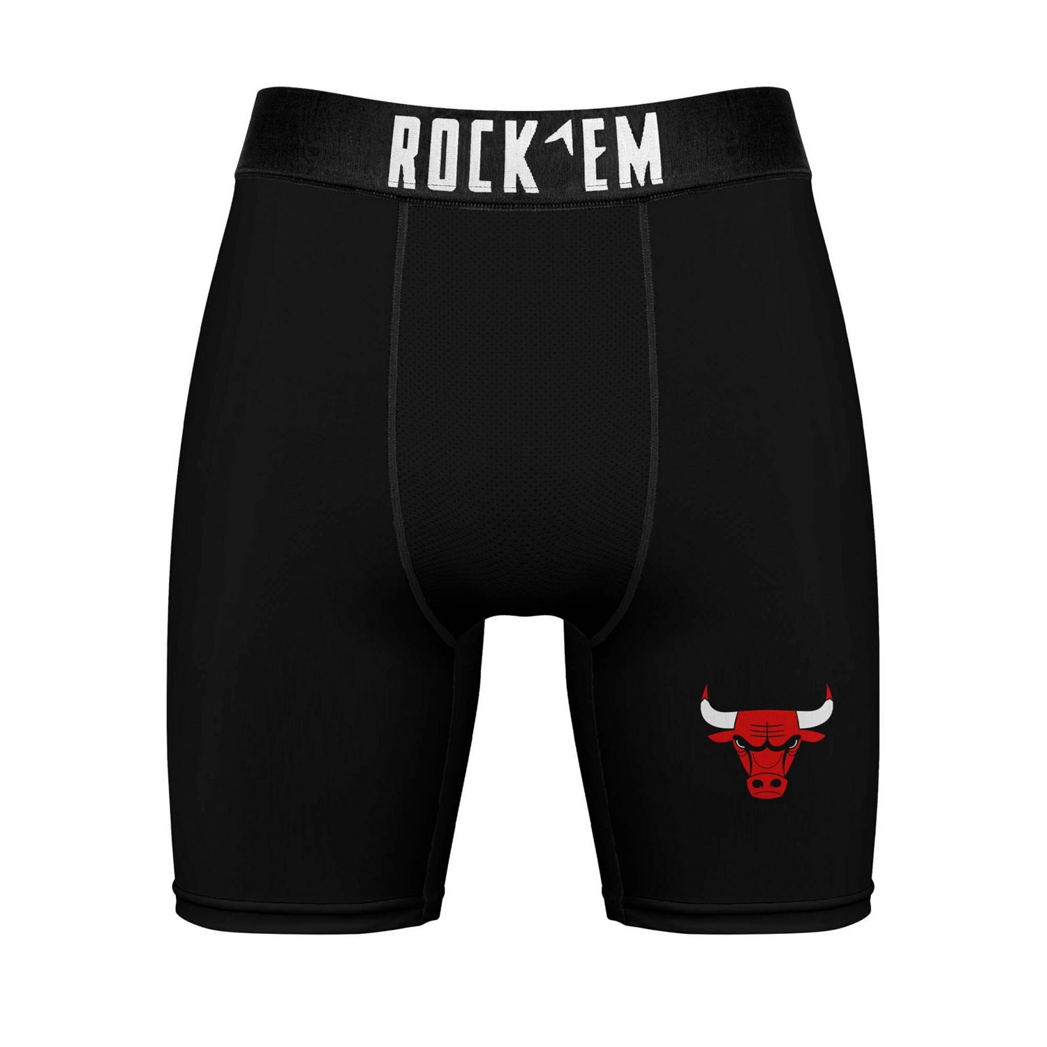 Rock Em Socks Chicago Bulls Primary Crew  Boxer Briefs Combo Pack
