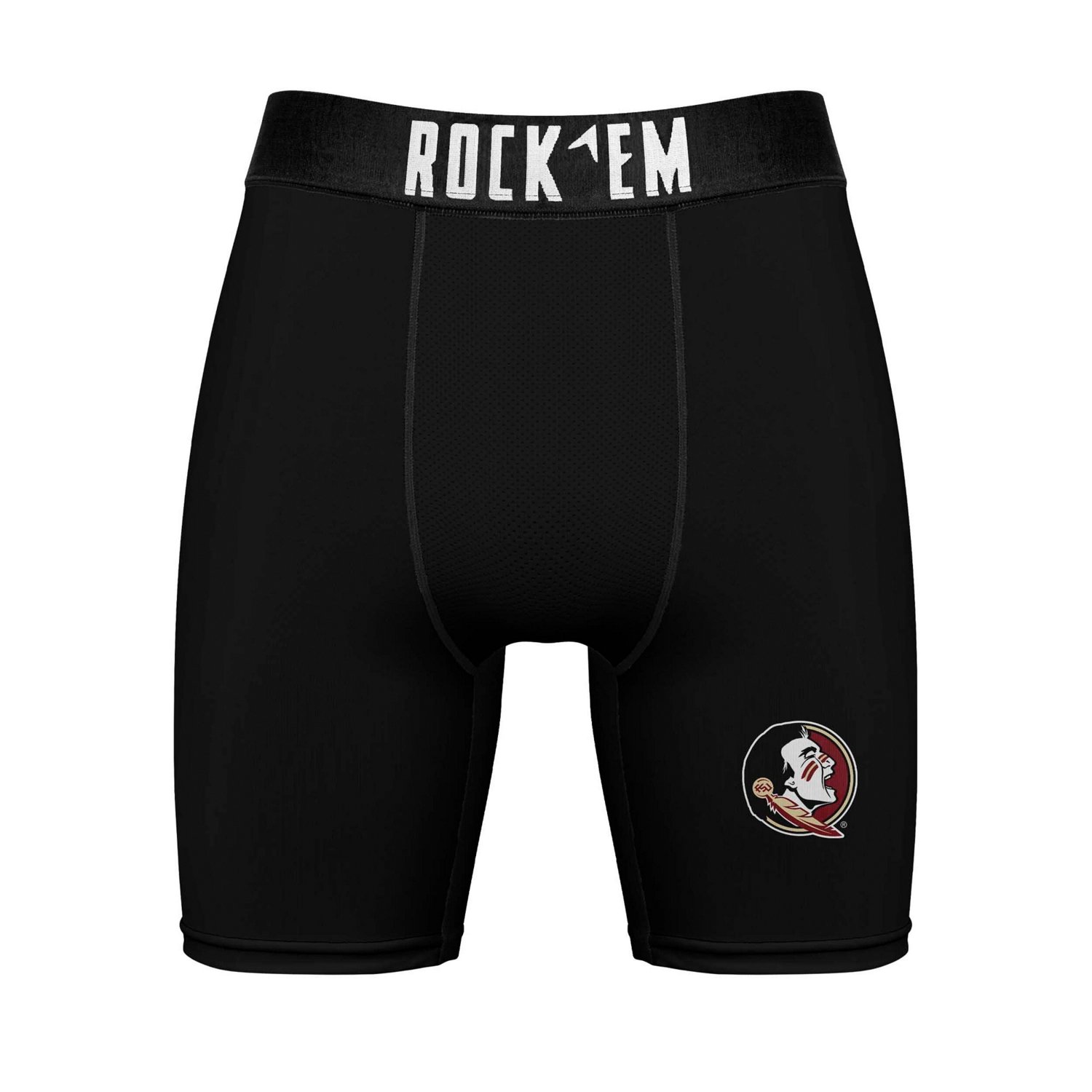 Rock Em Socks Florida State Seminoles Primary Crew  Boxer Briefs Combo Pack