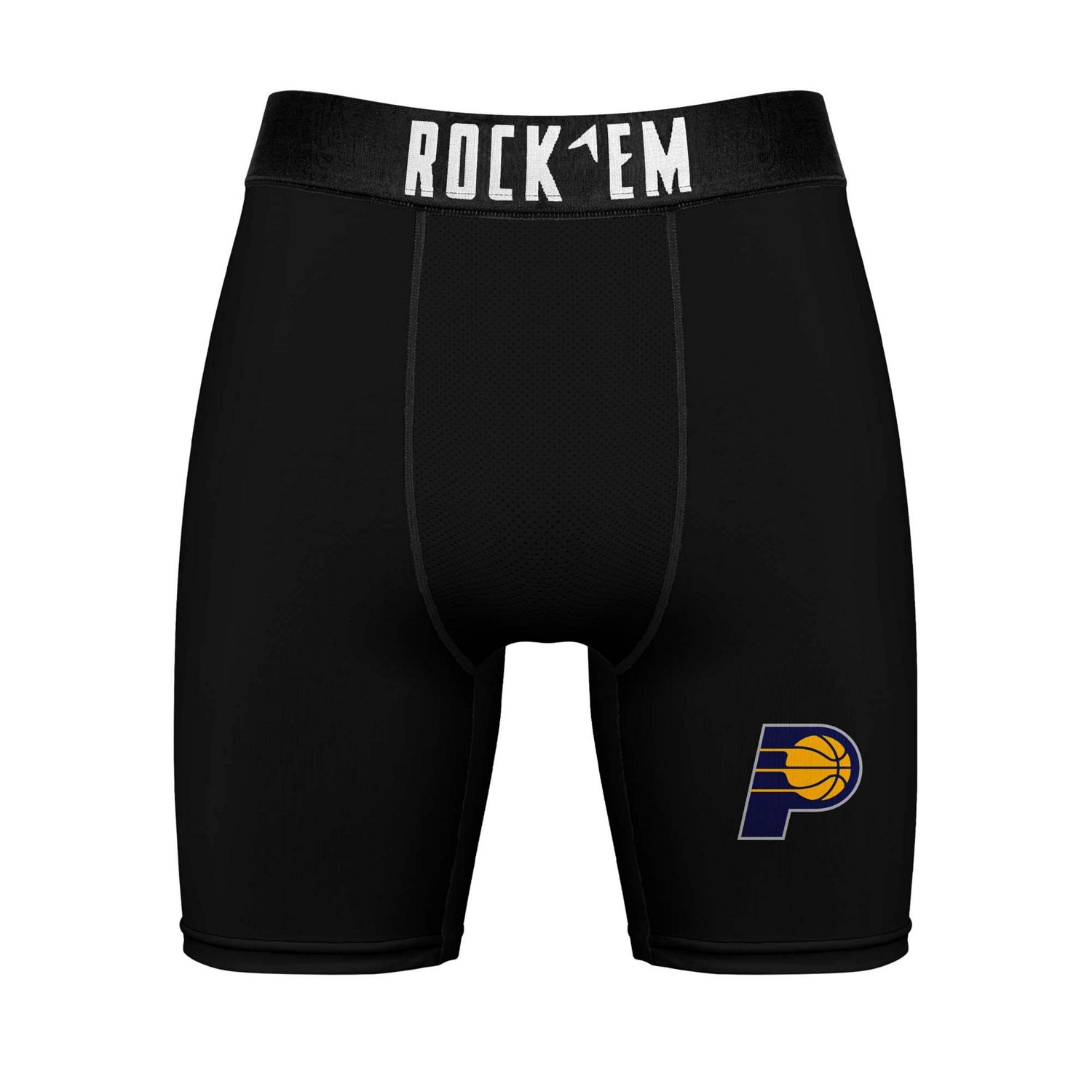 Rock Em Socks Indiana Pacers Primary Crew Socks  Boxer Briefs Combo Pack - view number 3