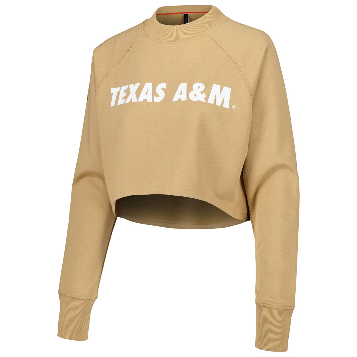 Texas AM Aggies Raglan Cropped Sweatshirt  Sweatpants Set