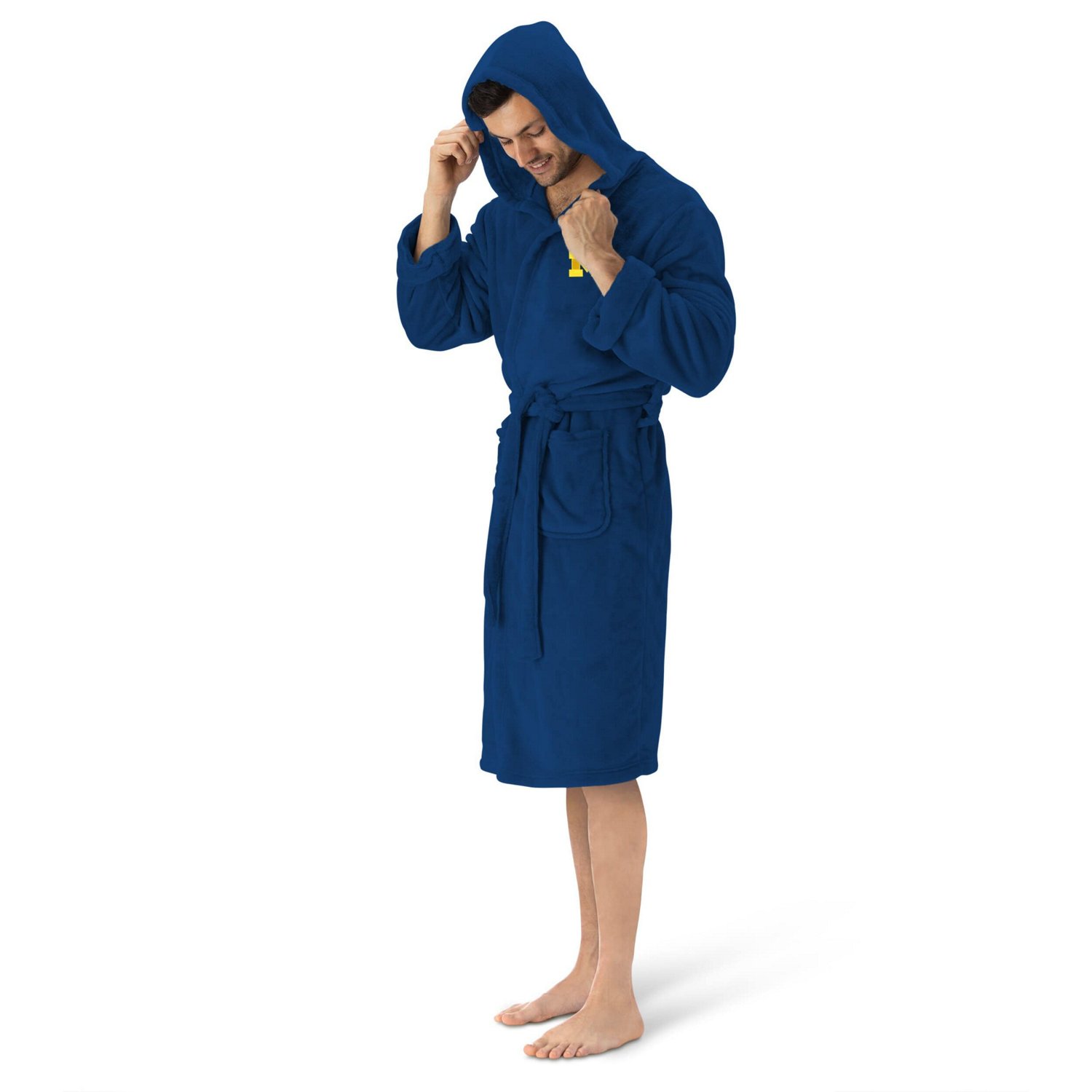 The Northwest Group Michigan Wolverines Hooded Silk-Touch Bath Robe - view number 2