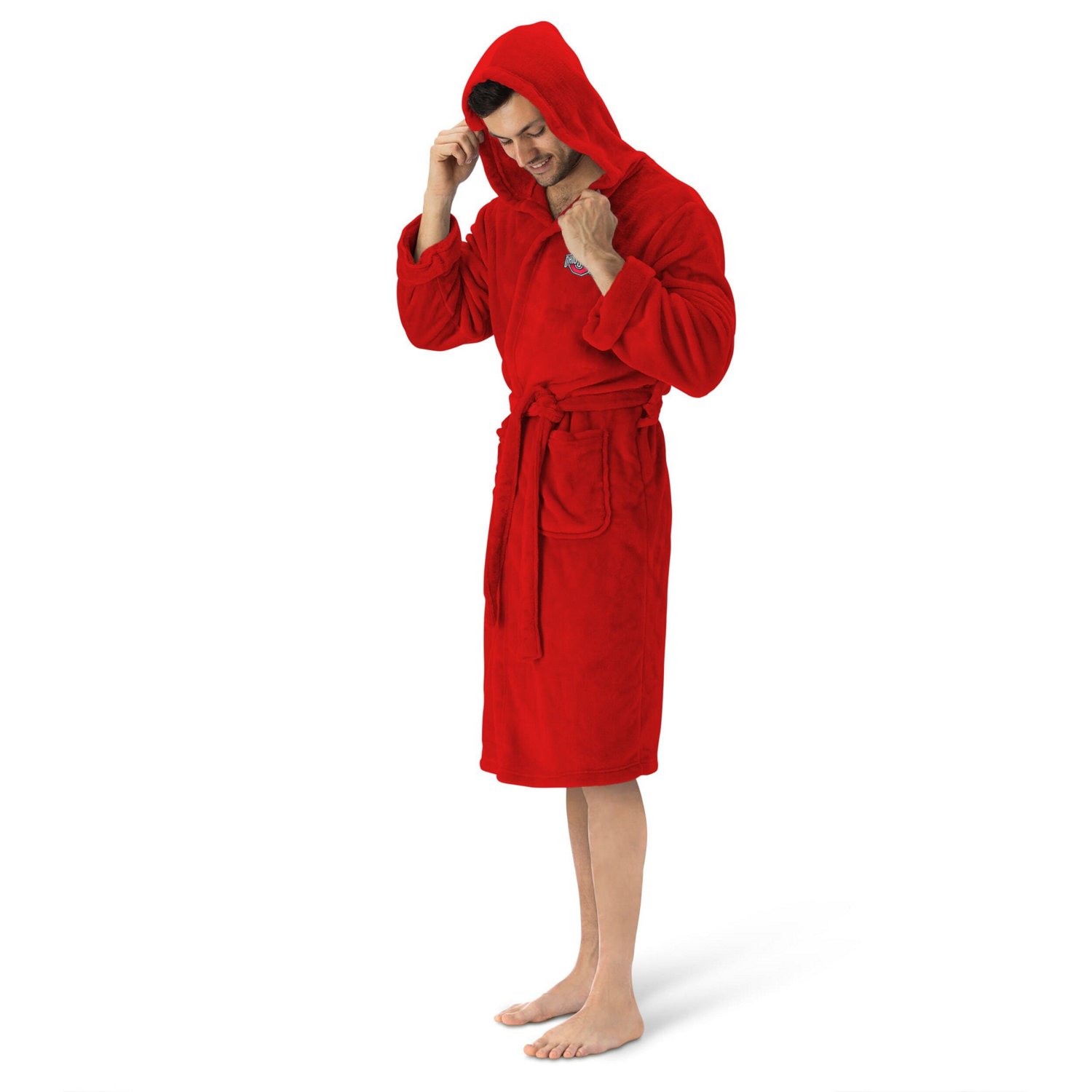 The Northwest Group Ohio State Buckeyes Hooded Silk-Touch Bath Robe - view number 2