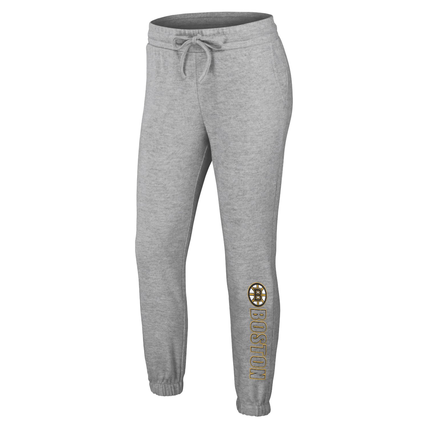 WEAR by Erin Andrews Boston Bruins Knit Long Sleeve Tri-Blend T-Shirt  Pants Sleep Set - view number 4