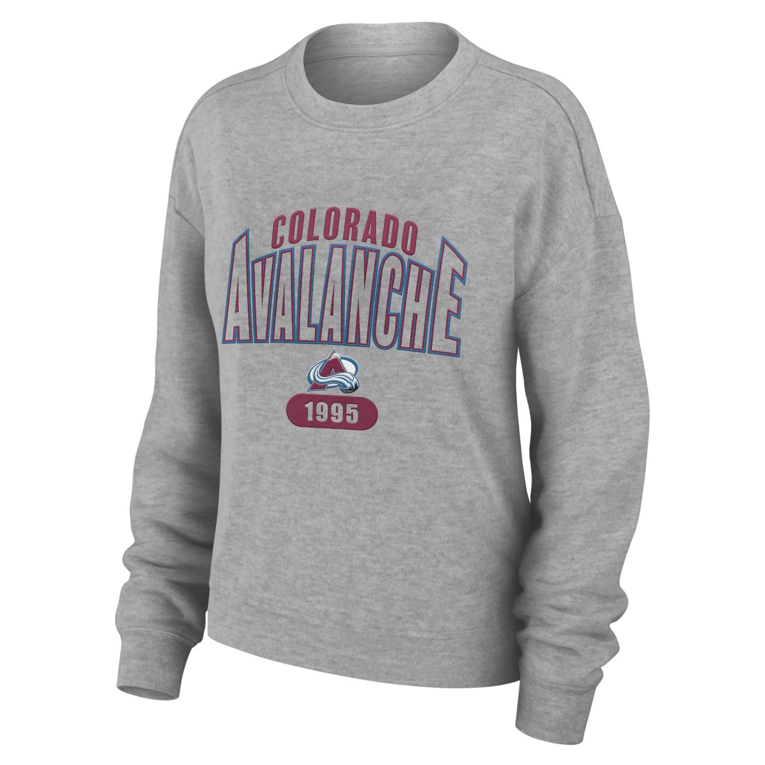 WEAR by Erin Andrews Colorado Avalanche Knit Long Sleeve Tri-Blend T-Shirt  Pants Sleep Set - view number 2