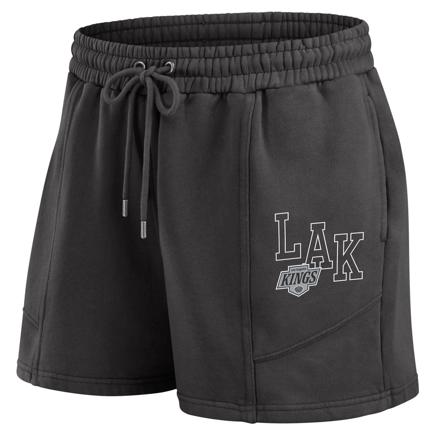 WEAR by Erin Andrews Los Angeles Kings Washed Fleece Sweatshirt  Shorts Lounge Set                                               - view number 4