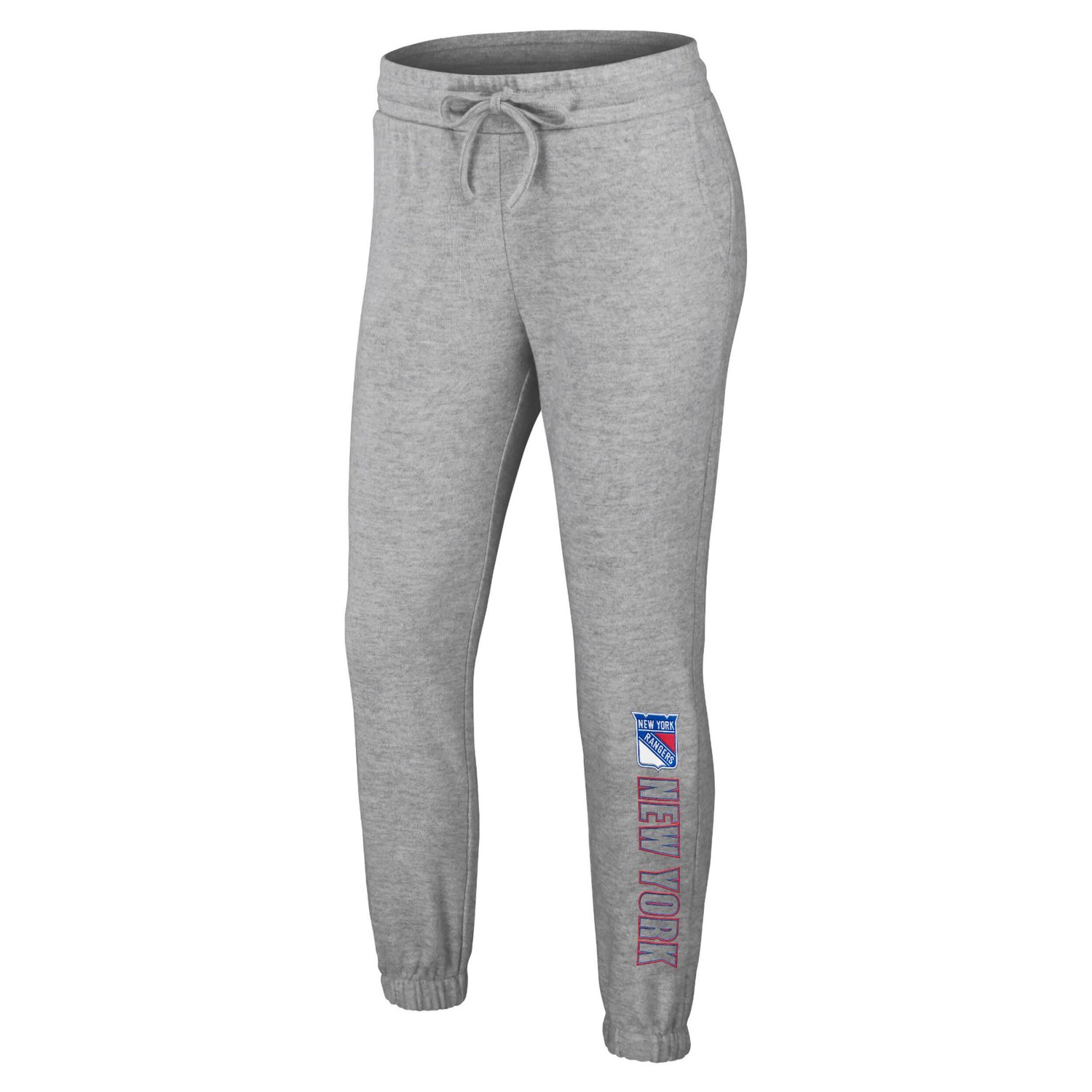 WEAR by Erin Andrews New York Rangers Knit Long Sleeve Tri-Blend T-Shirt  Pants Sleep Set