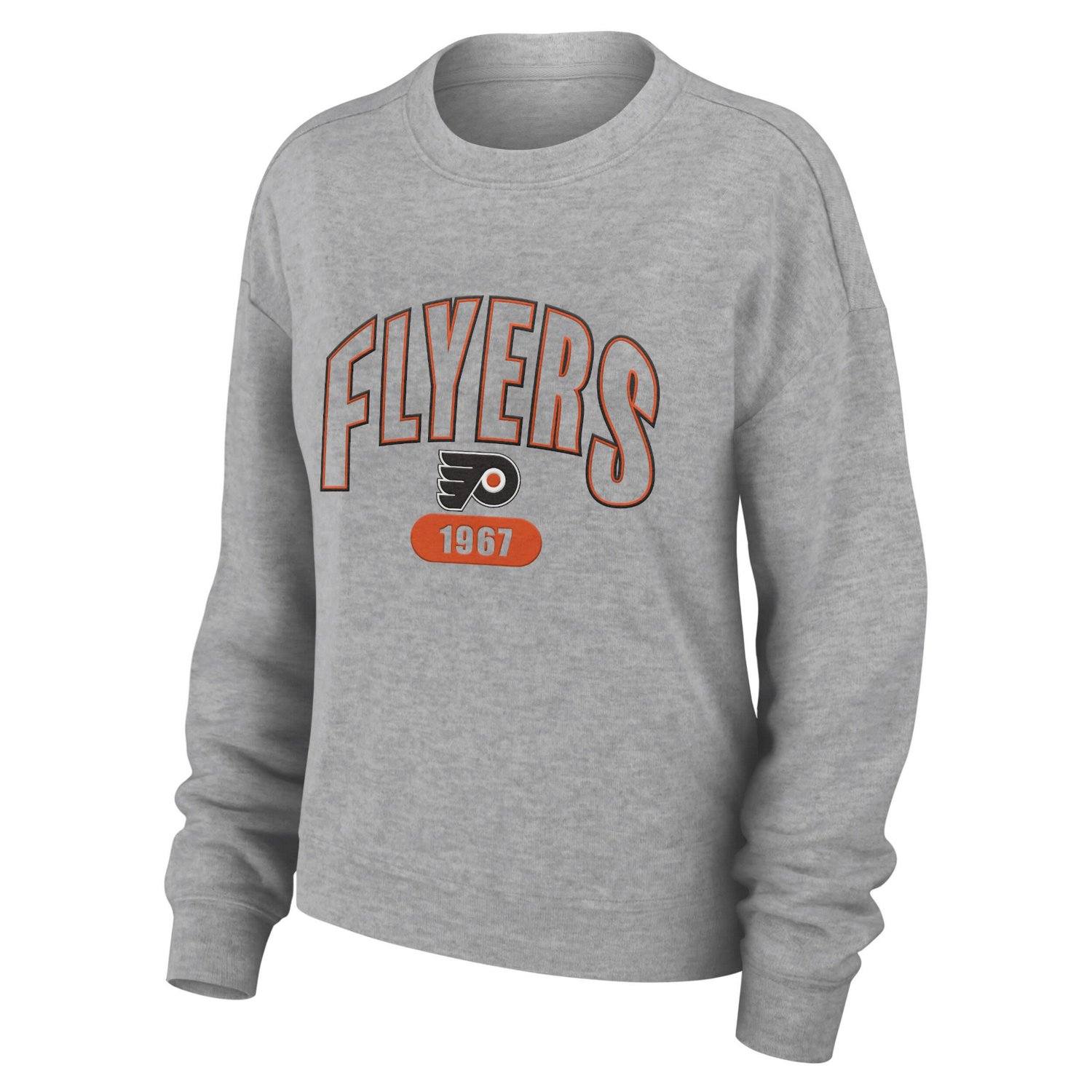 WEAR by Erin Andrews Philadelphia Flyers Knit Long Sleeve Tri-Blend T-Shirt  Pants Sleep Set - view number 2