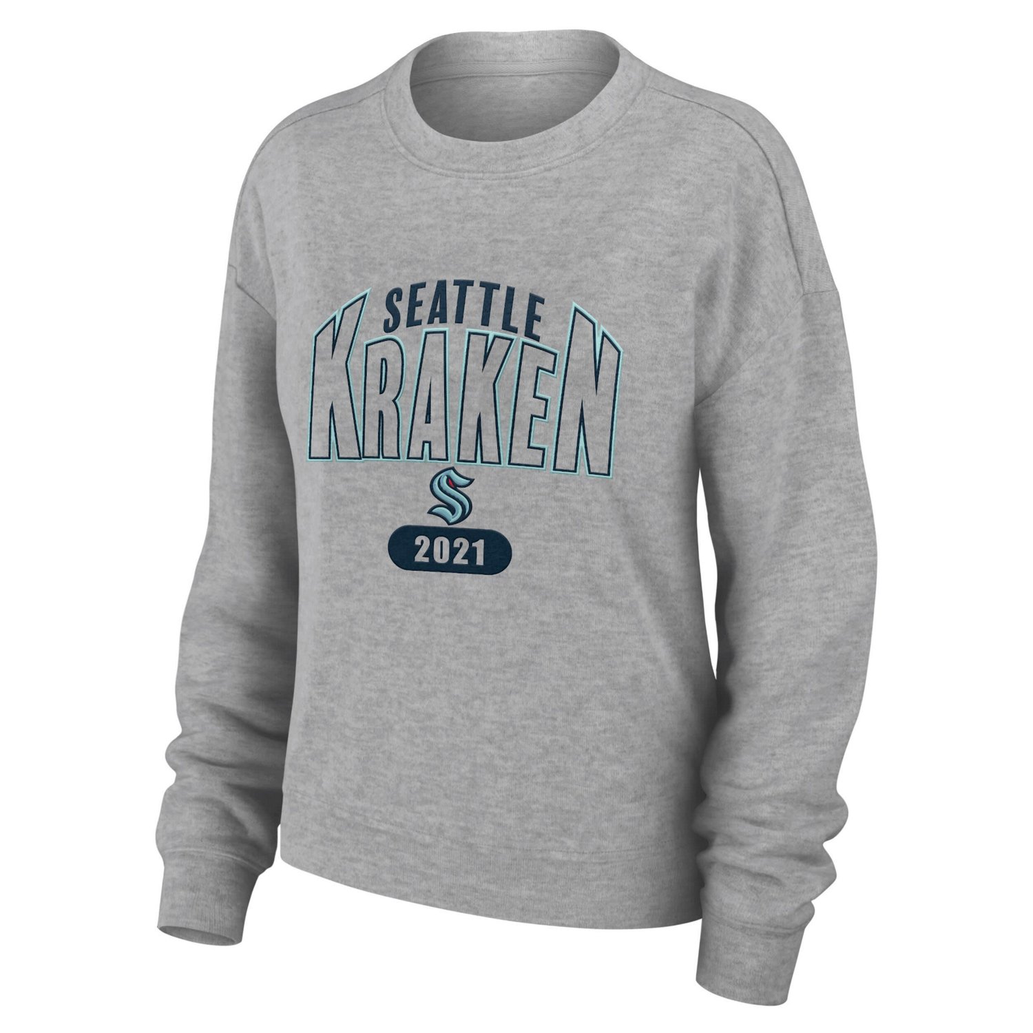 WEAR by Erin Andrews Seattle Kraken Knit Long Sleeve Tri-Blend T-Shirt  Pants Sleep Set