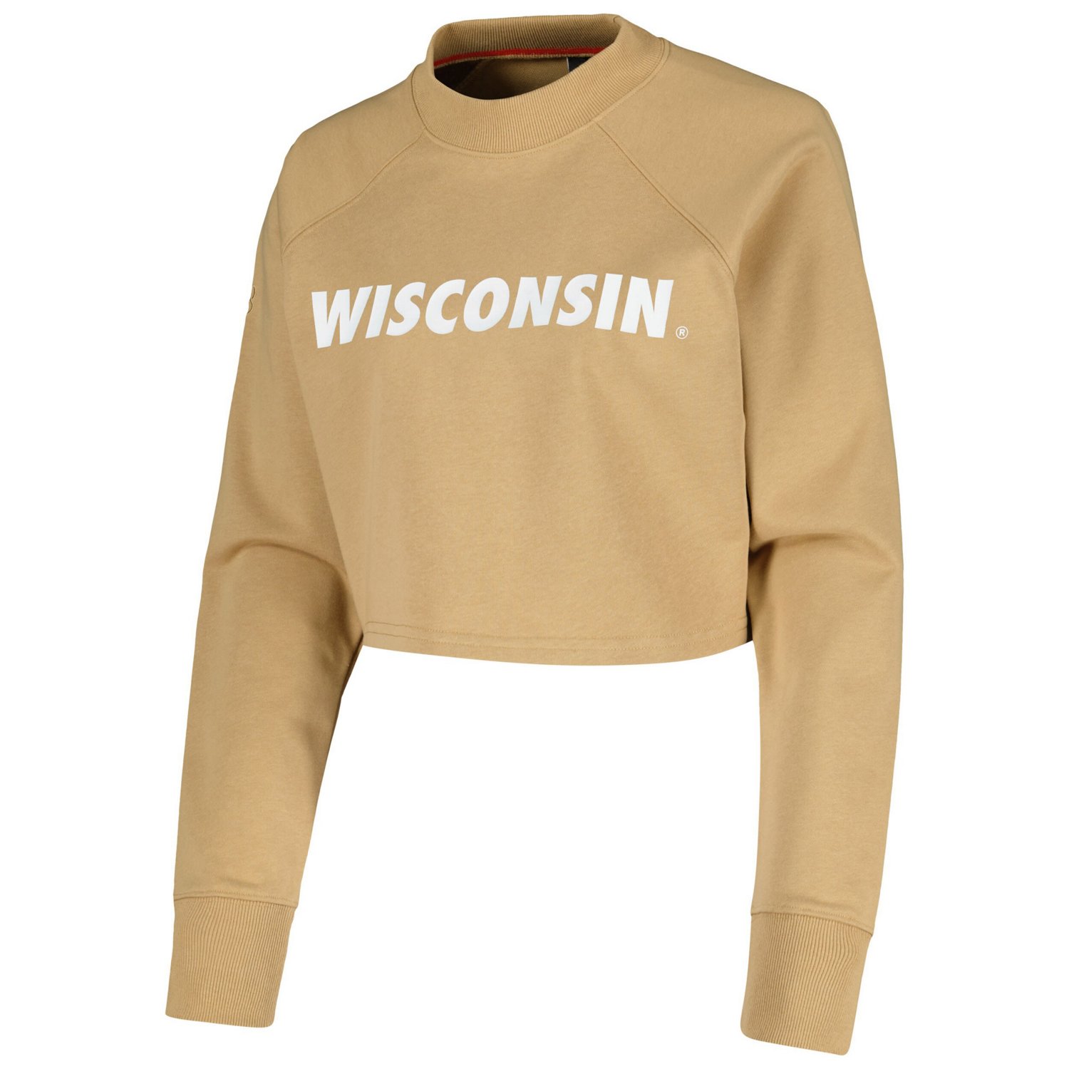 Wisconsin Badgers Raglan Cropped Sweatshirt  Sweatpants Set - view number 2