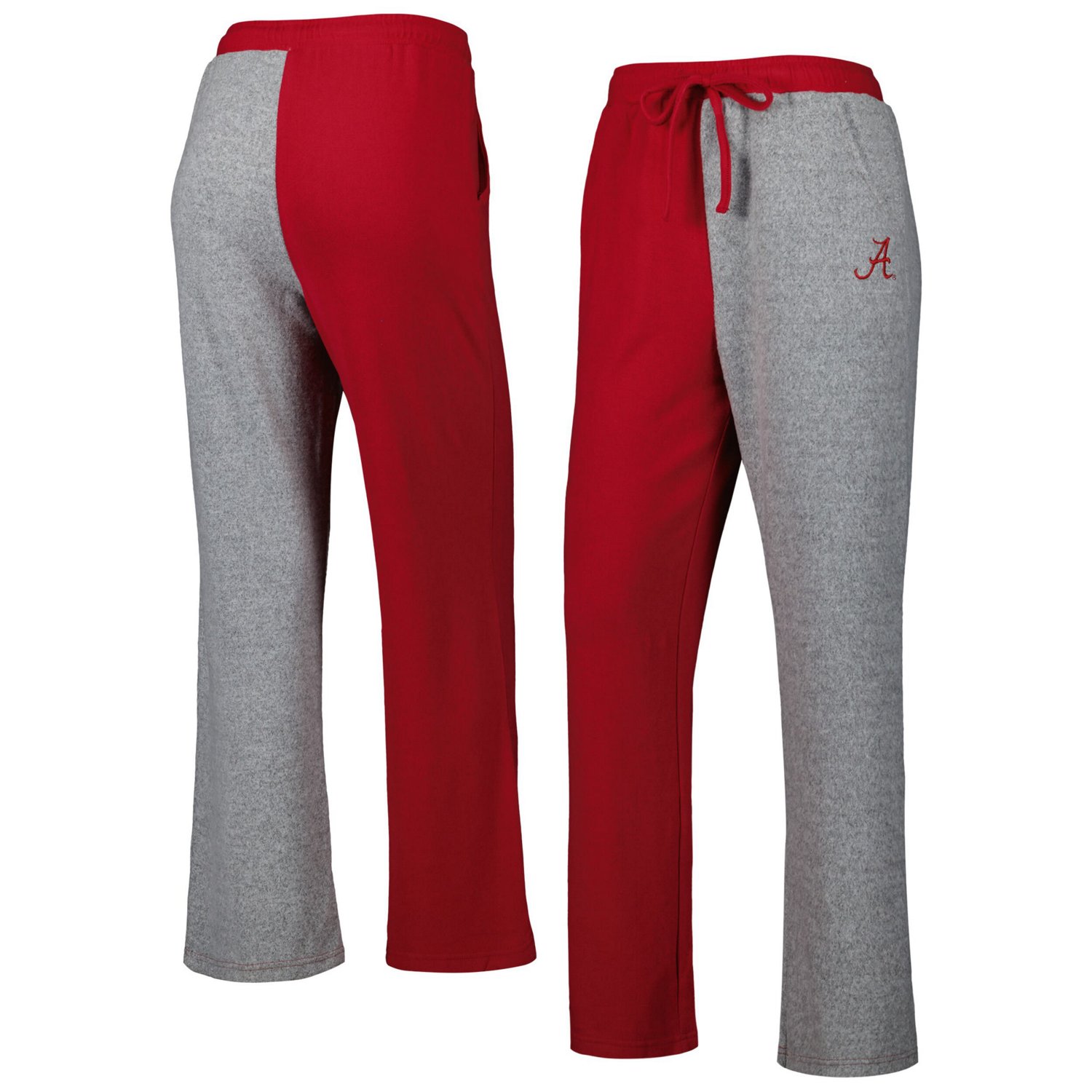 ZooZatz /Gray Alabama Tide Colorblock Cozy Tri-Blend Lounge Pants