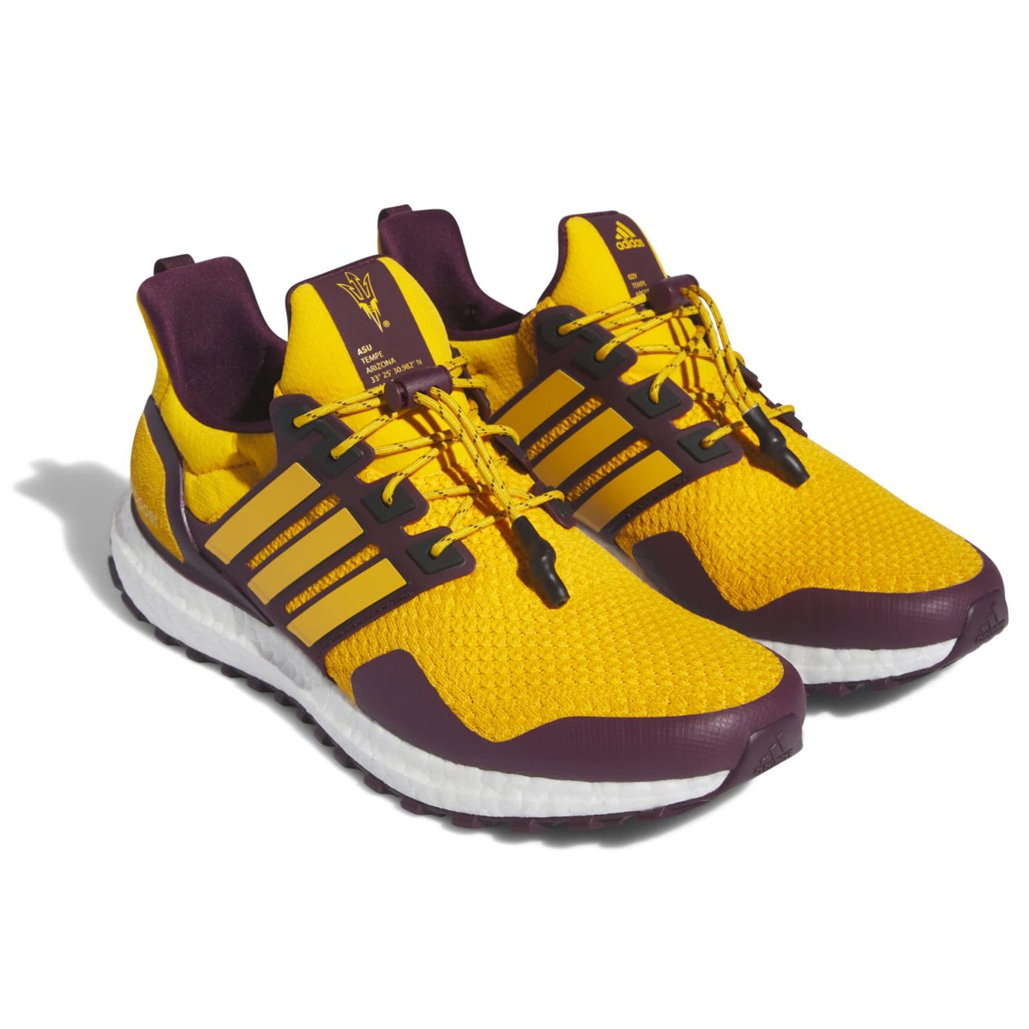 adidas Maroon Arizona State Sun Devils Ultraboost 10 Running Shoe - view number 3