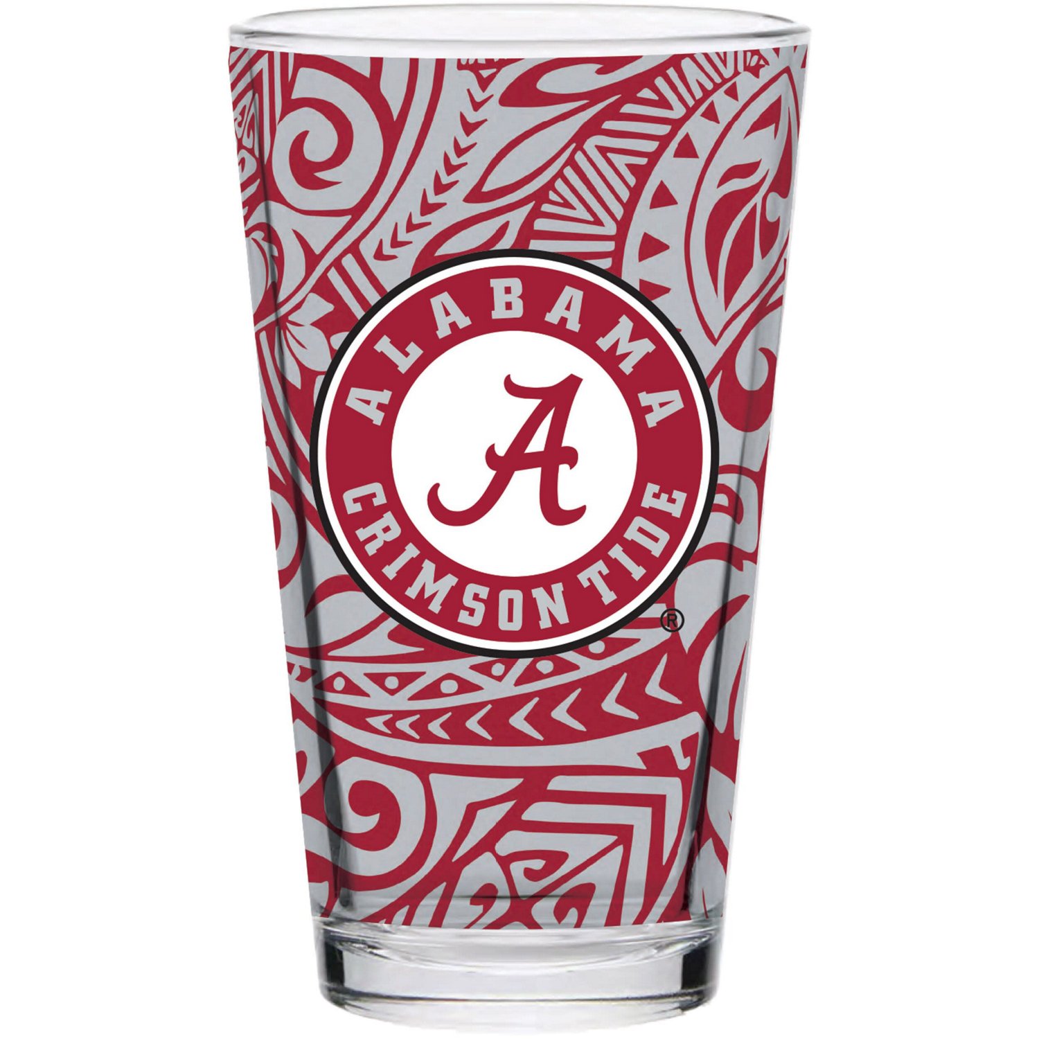 Alabama Crimson Tide 16oz Ohana Pint Glass