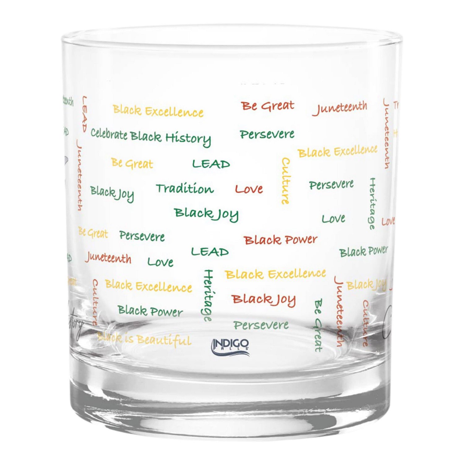 Alabama State Hornets 14oz History Month Rocks Glass                                                                             - view number 2