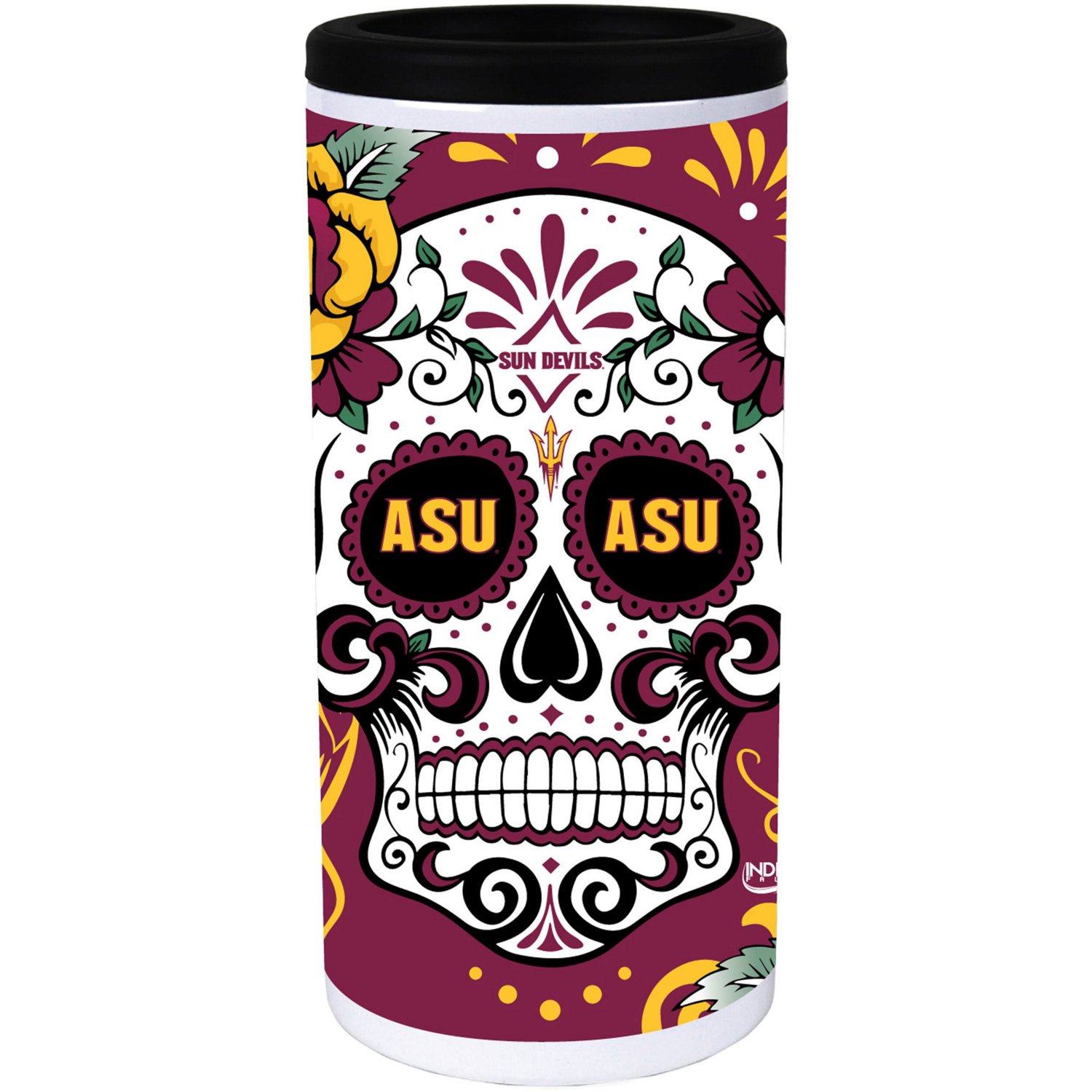 Arizona State Sun Devils Dia Stainless Steel 12oz Slim Can Cooler - view number 2