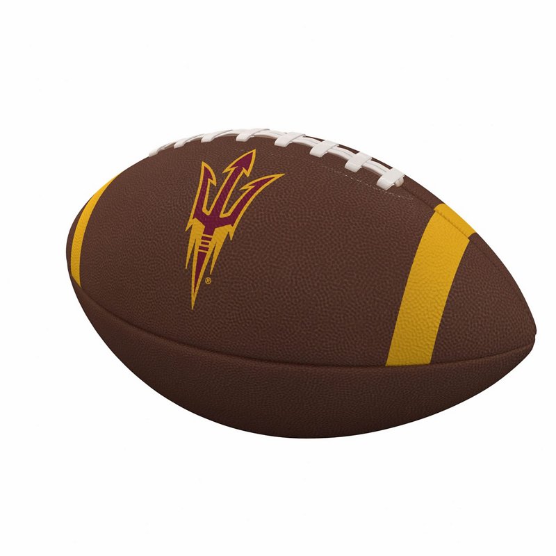 Logo Brands Arizona State Sun Devils Team Stripe Composite Football