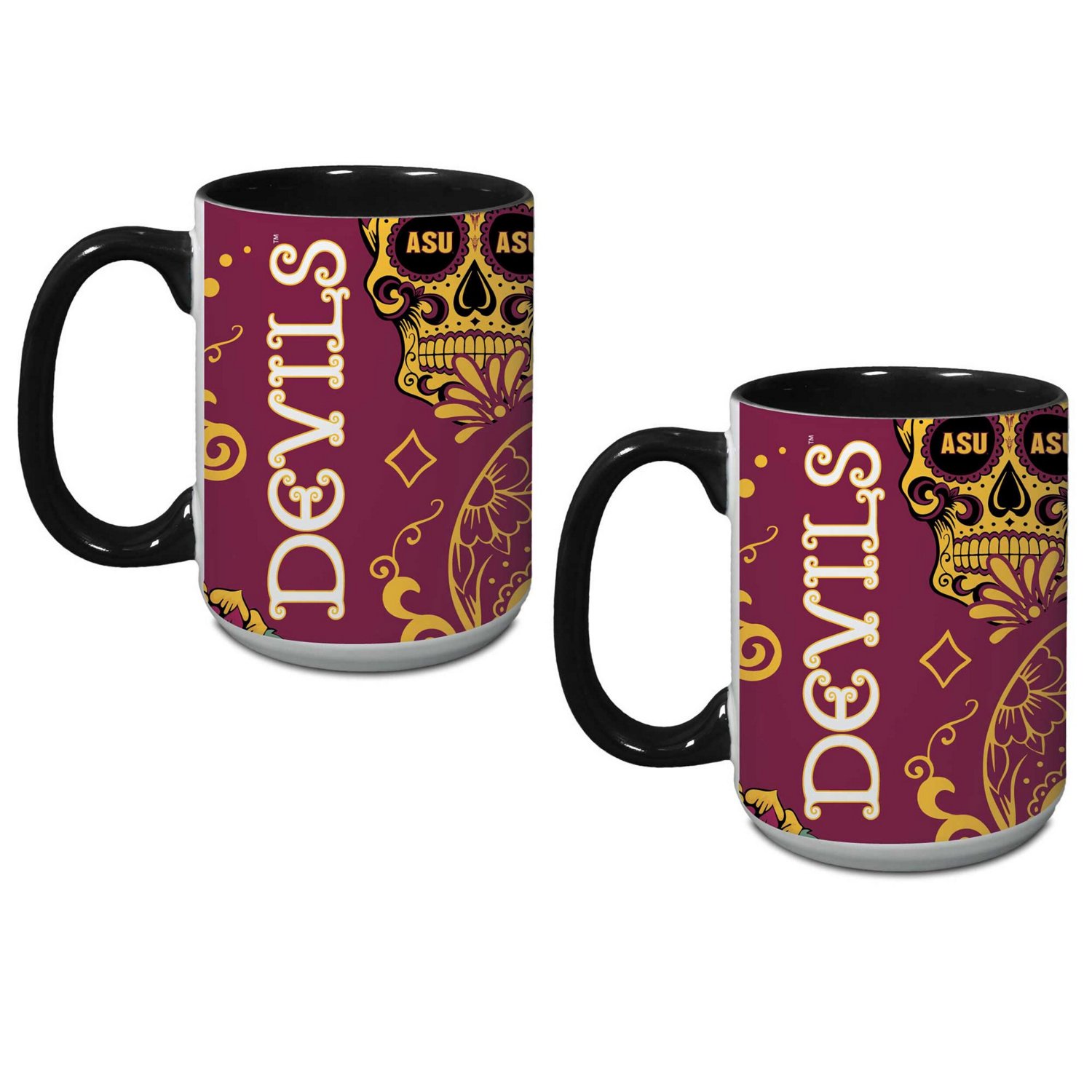 Arizona State Sun Devils Two-Pack Dia De Los Muertos Mug Set - view number 2
