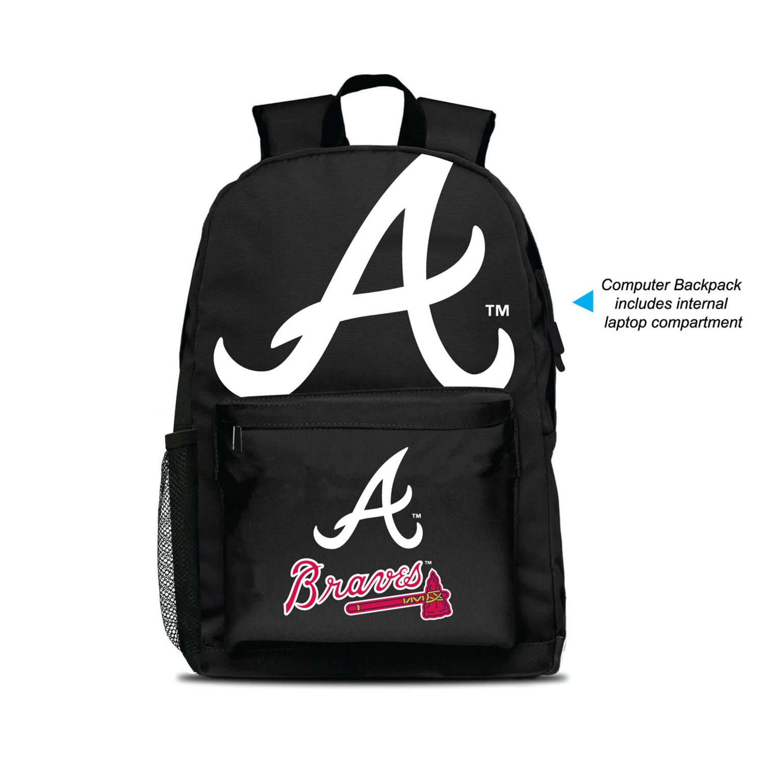 Atlanta Braves MOJO Large Logo Fan Backpack - view number 1