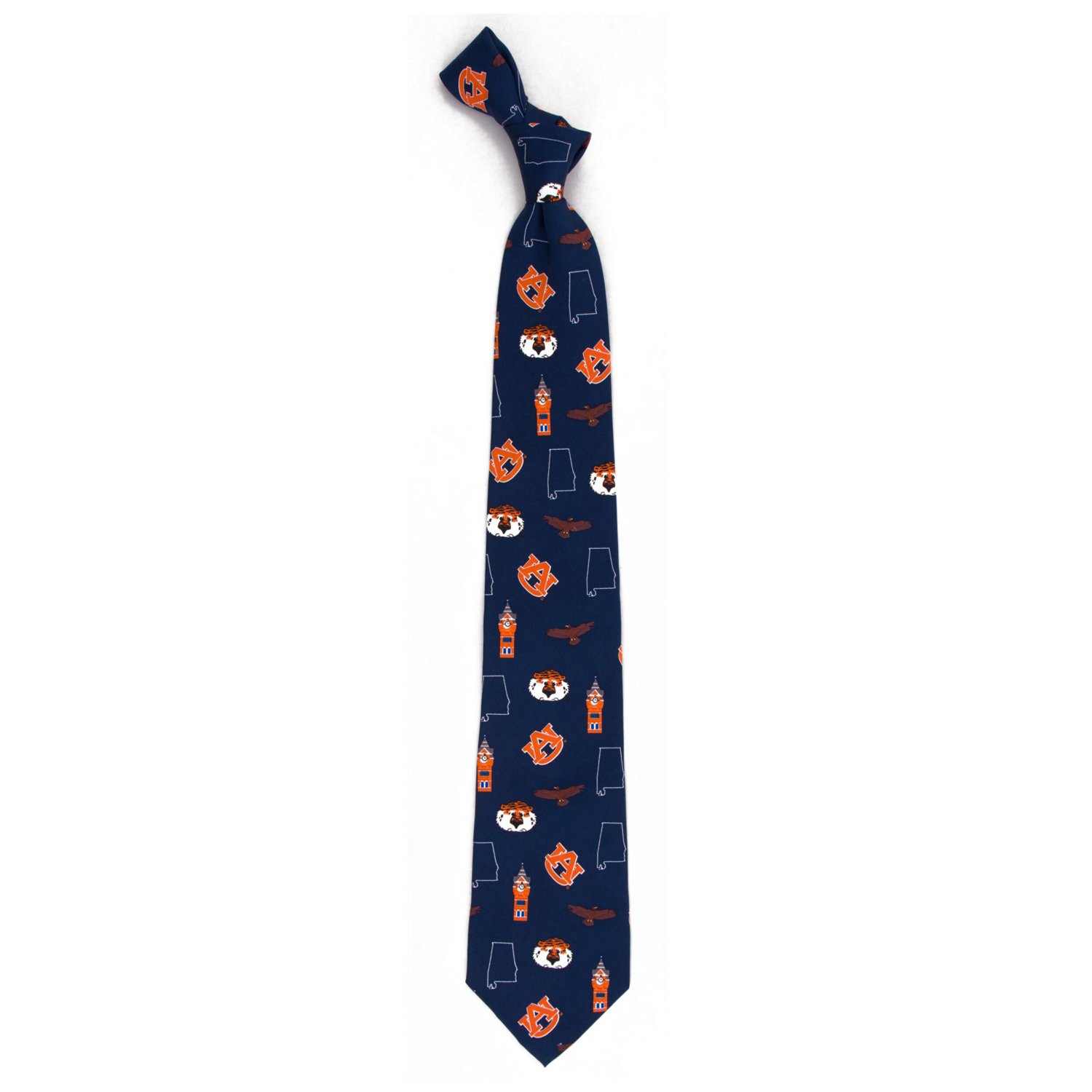 Auburn Tigers Hometown Silk Tie